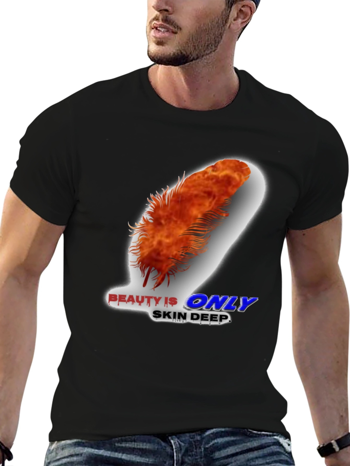 Beauty is Only Skin Deep Graphic T-Shirt