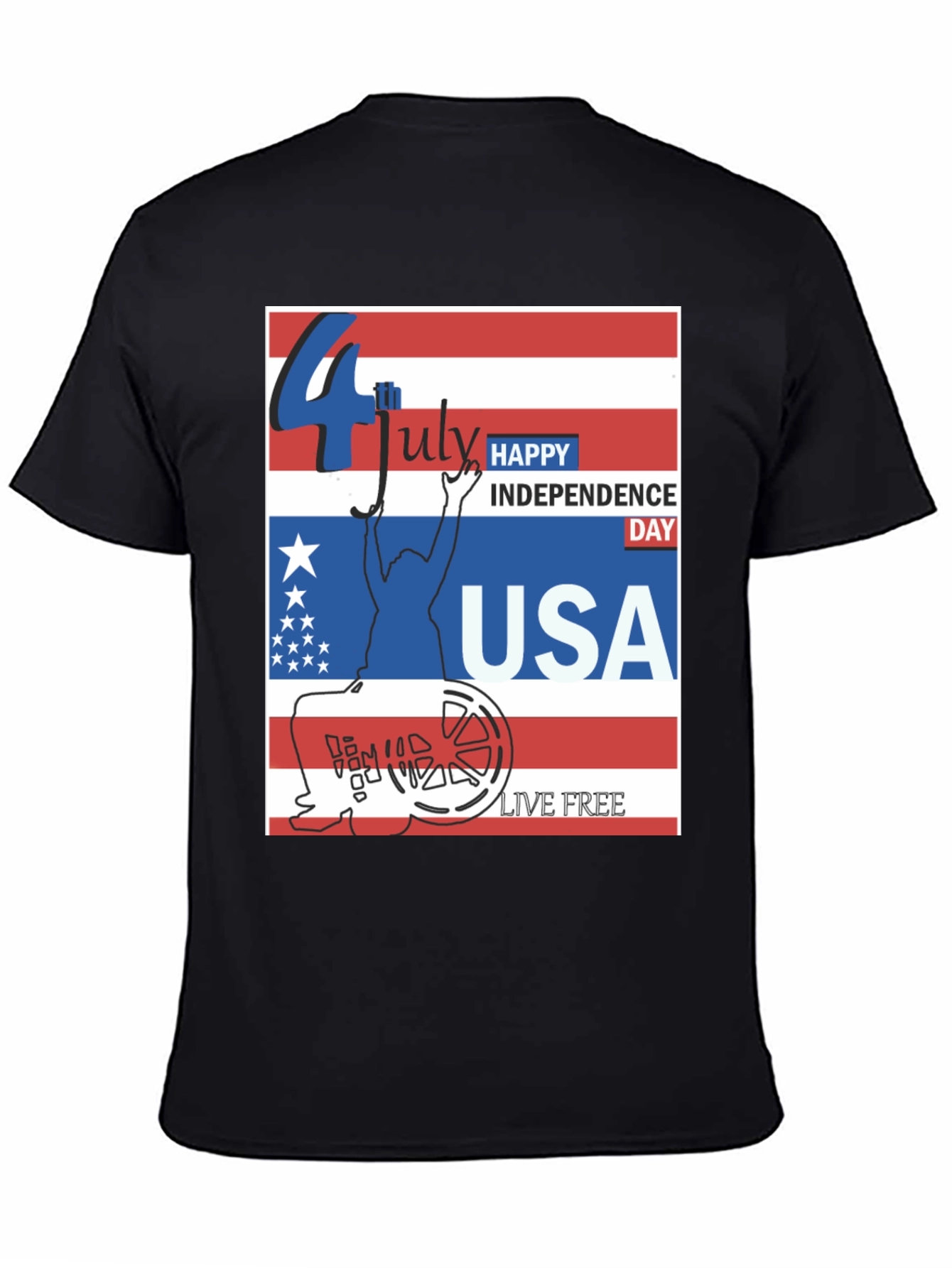Patriotic USA Independence Day T-Shirt