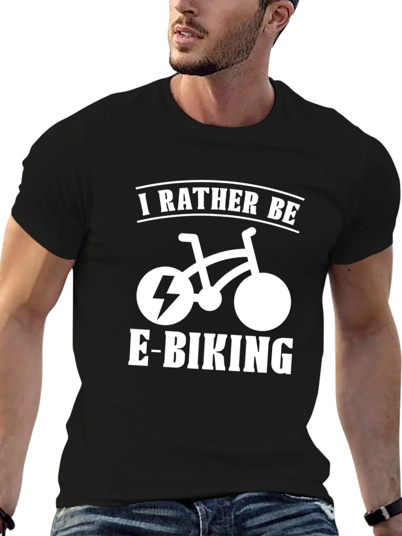 I Rather Be E-Biking Tee