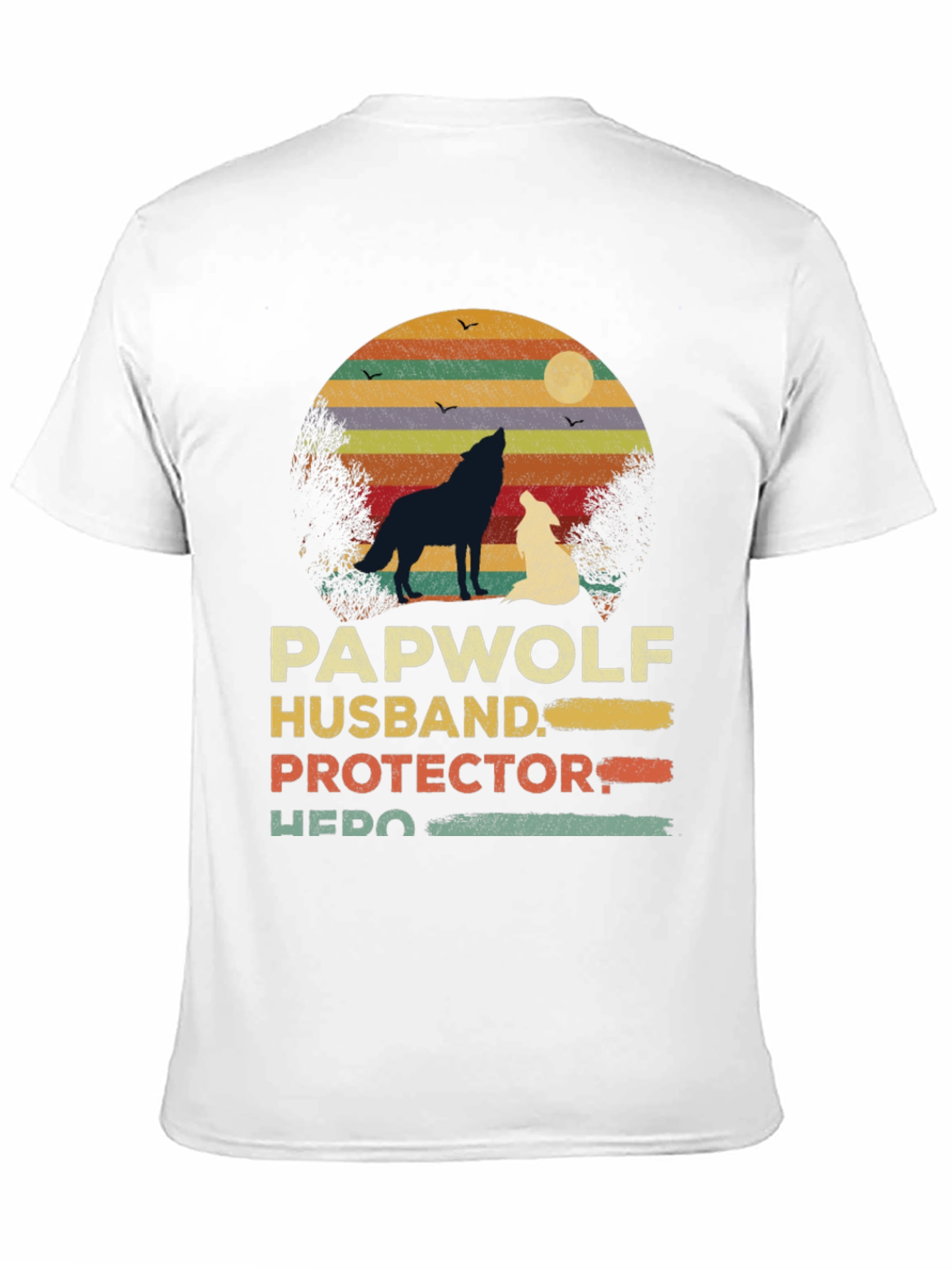 Papawolf Husband Protector Hero Graphic Tee