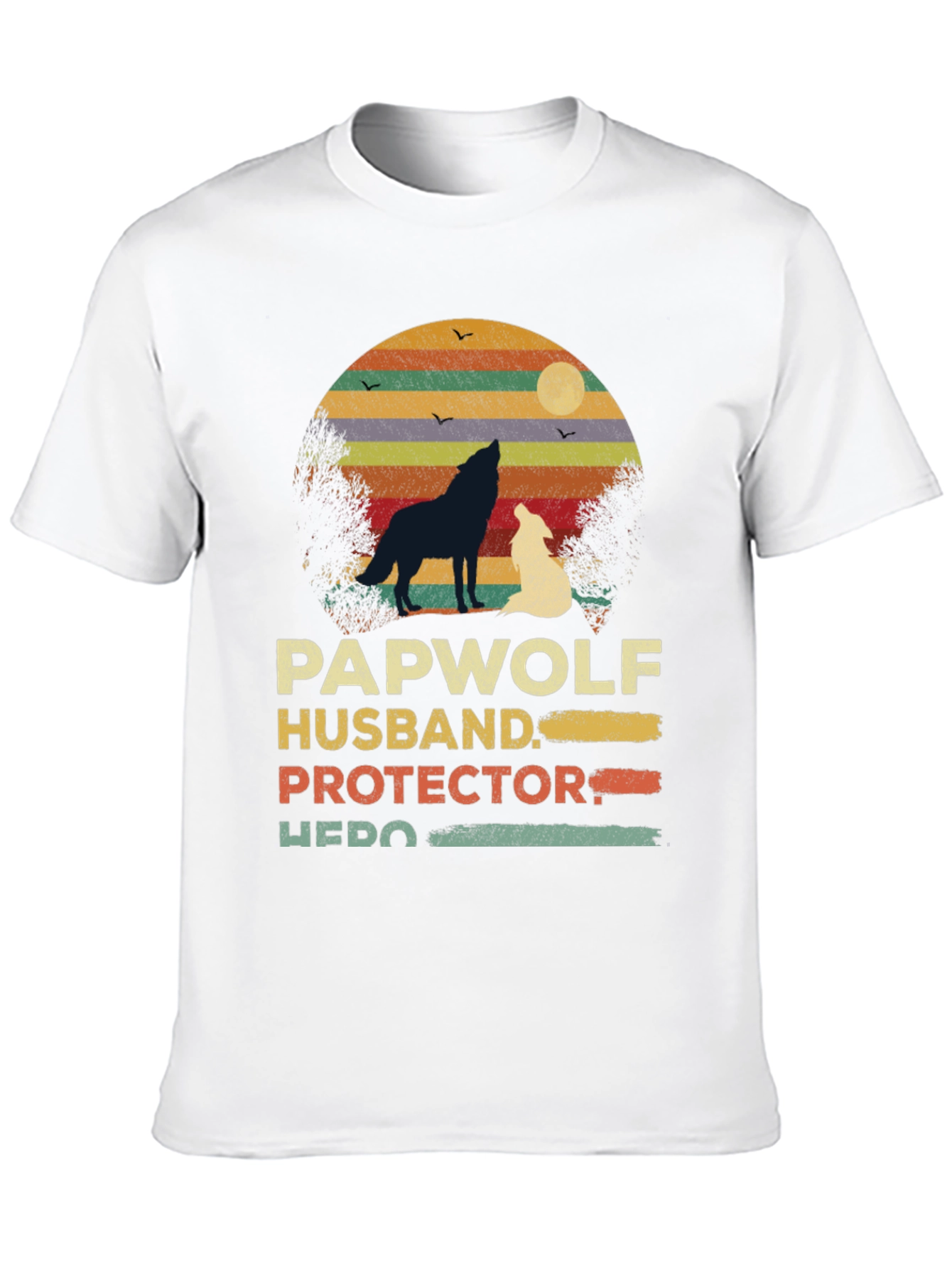 Papawolf Husband Protector Hero Graphic Tee