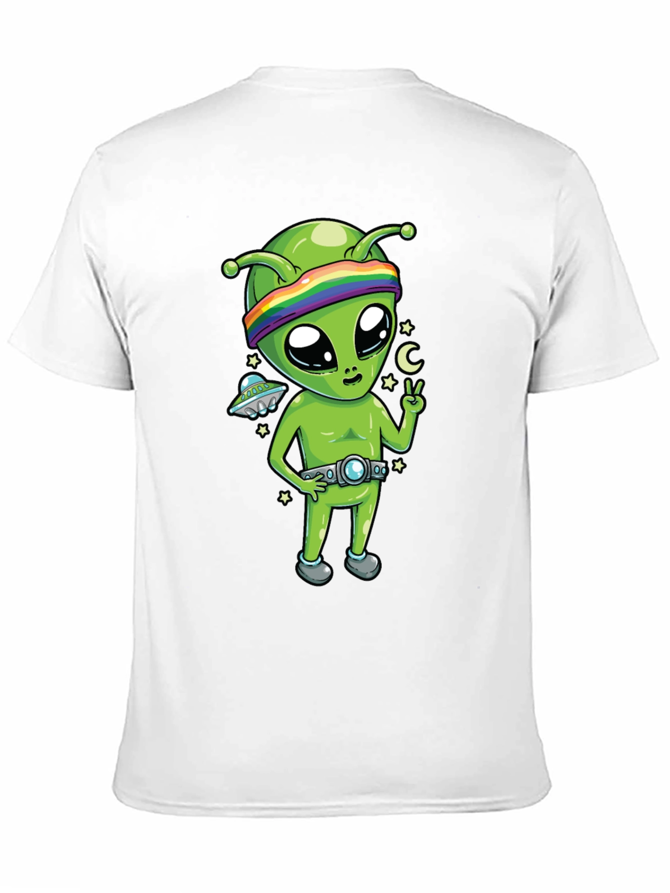 Alien Graphic Tee - Peace Love & Space!
