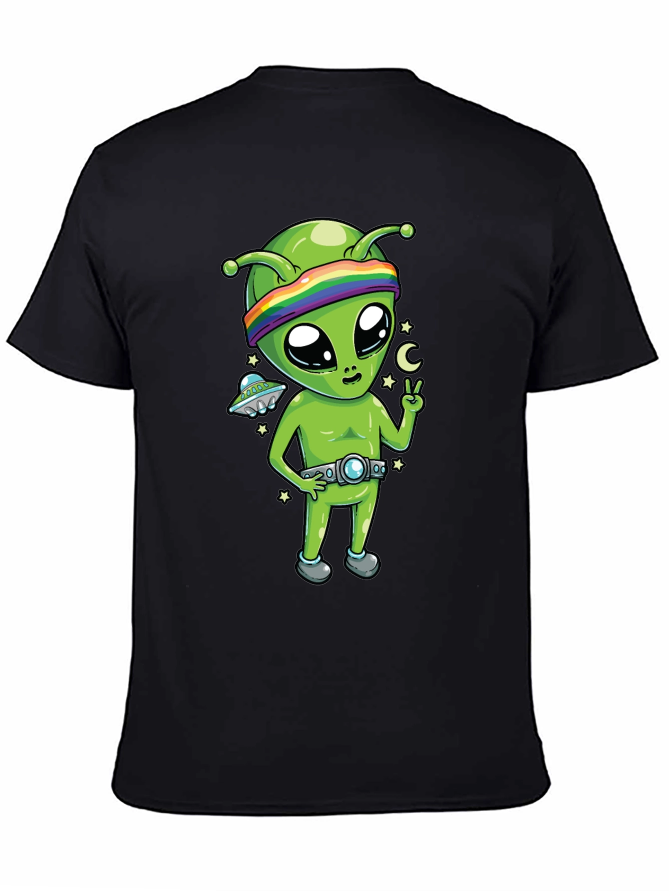 Alien Graphic Tee - Peace Love & Space!
