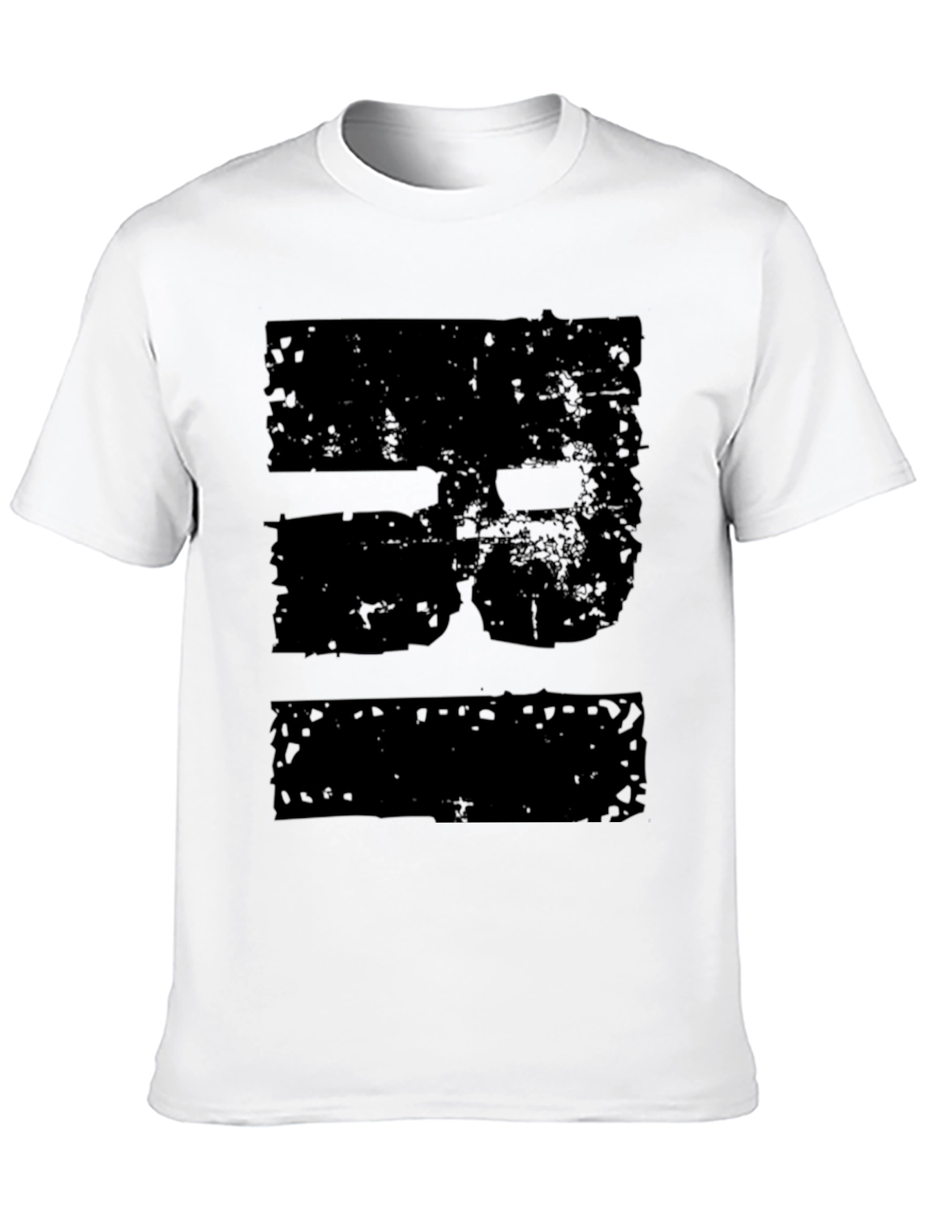 Distressed Graphic Black T-Shirt