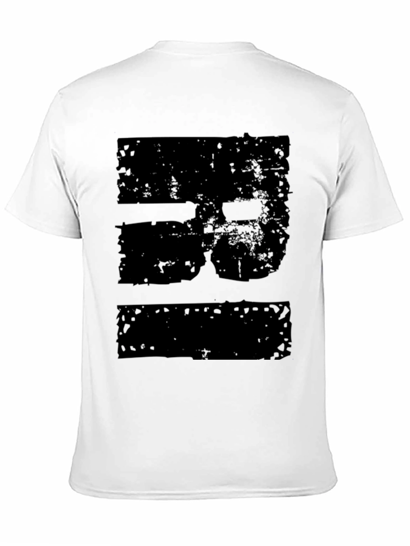 Distressed Graphic Black T-Shirt