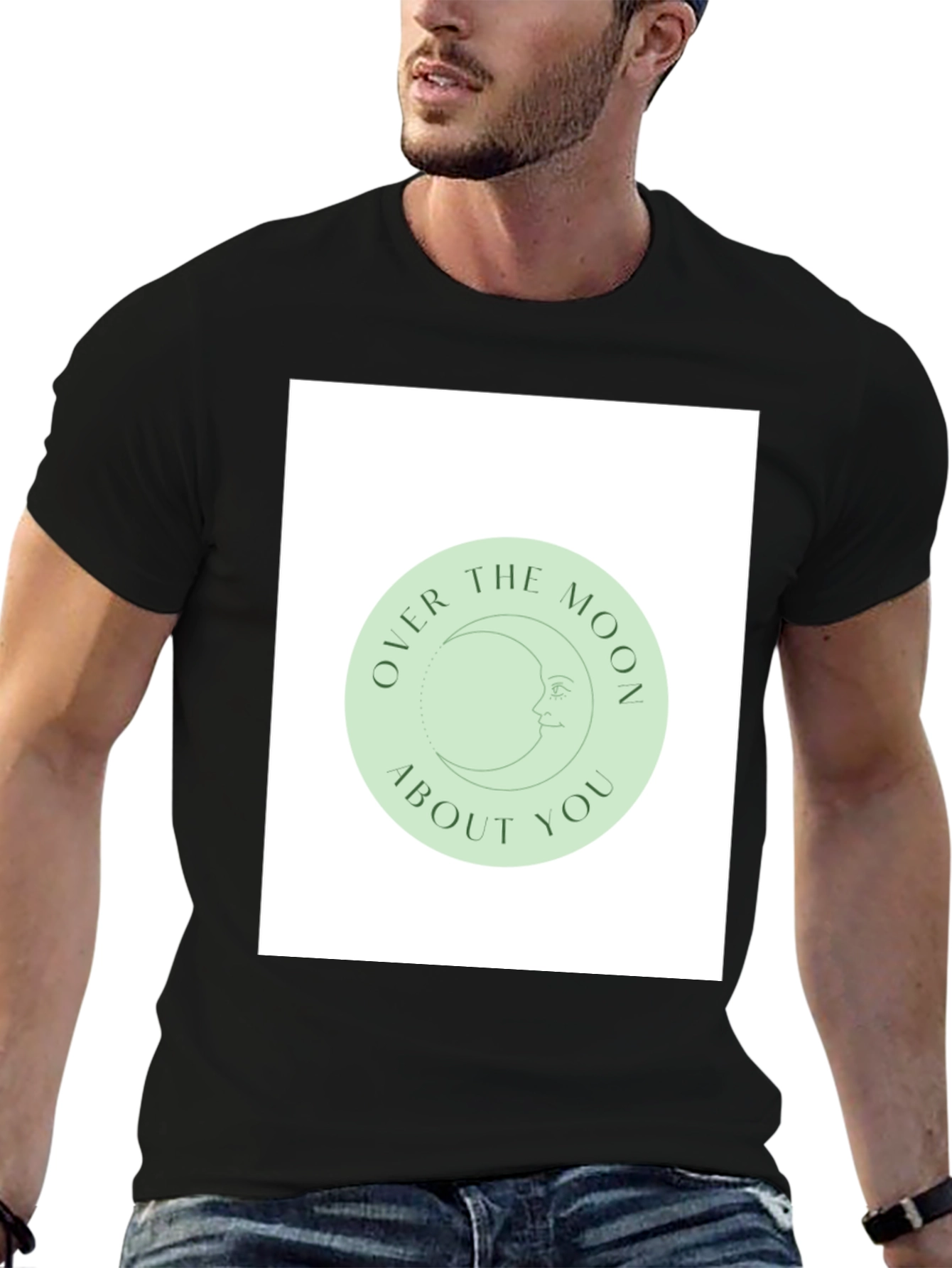 Over the Moon About You Graphic Tee