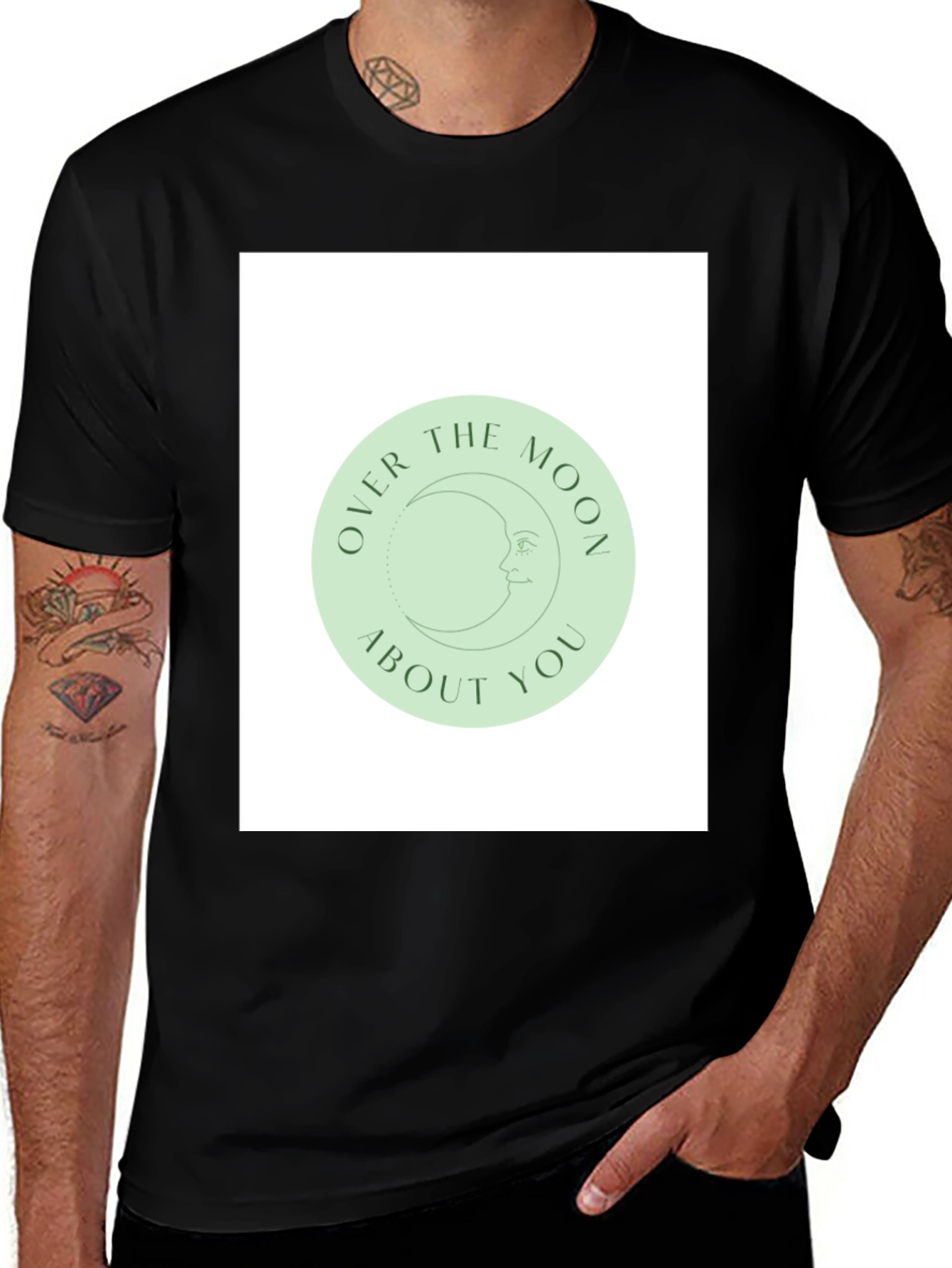 Over the Moon About You Graphic Tee
