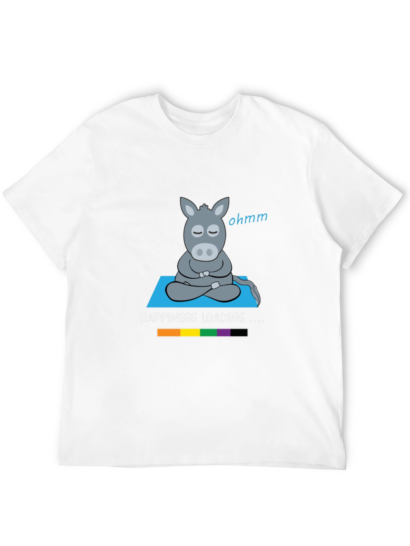 Yoga Donkey T-Shirt - Ohmm Happiness Loading