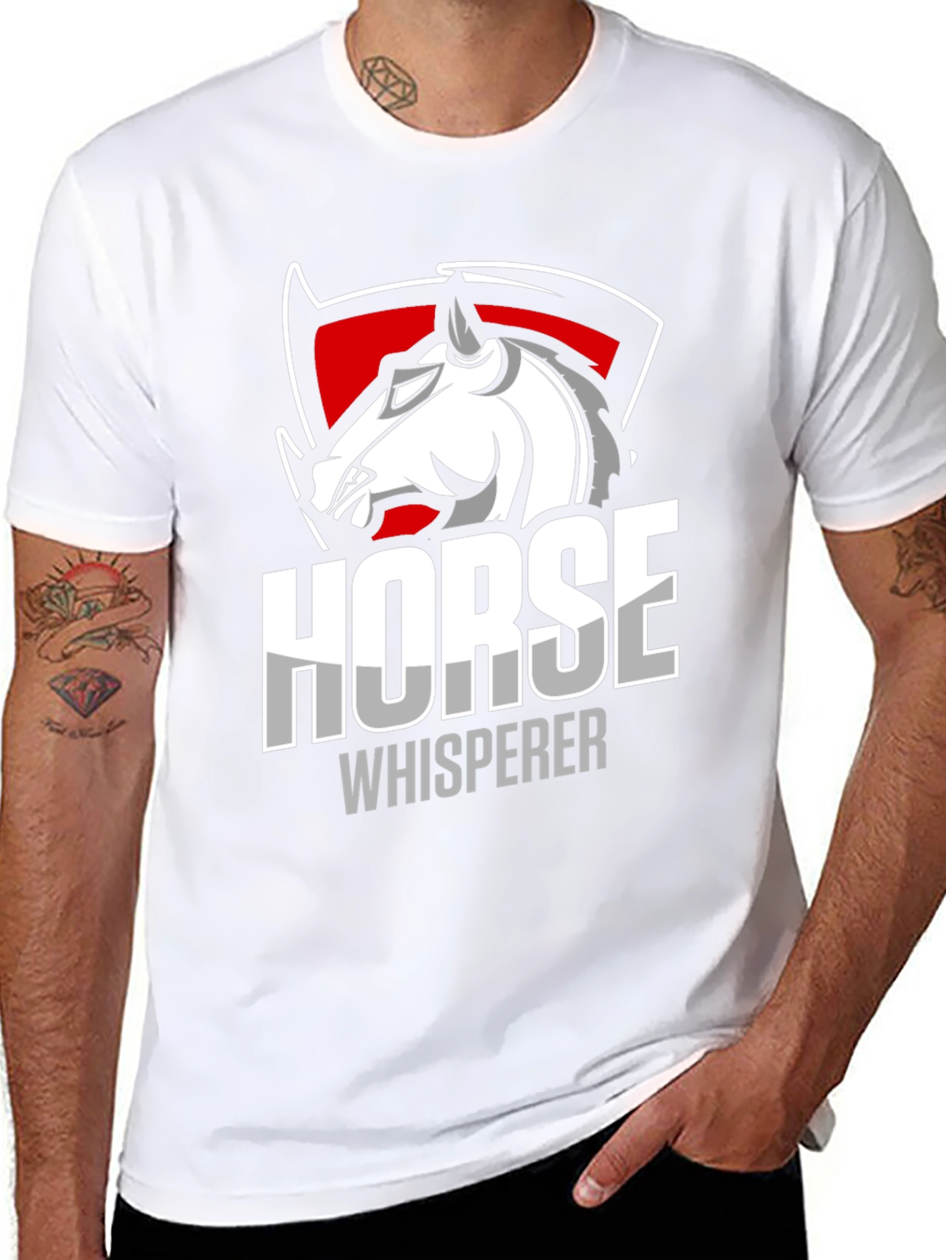 Horse Whisperer Graphic T-Shirt - Equestrian Gift