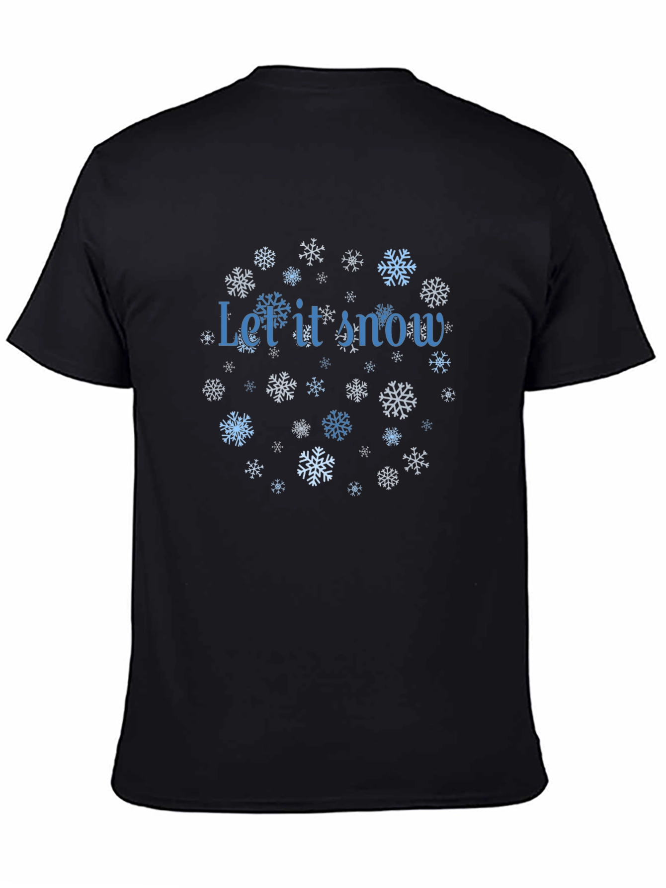 Winter Snowflakes Let It Snow T-Shirt