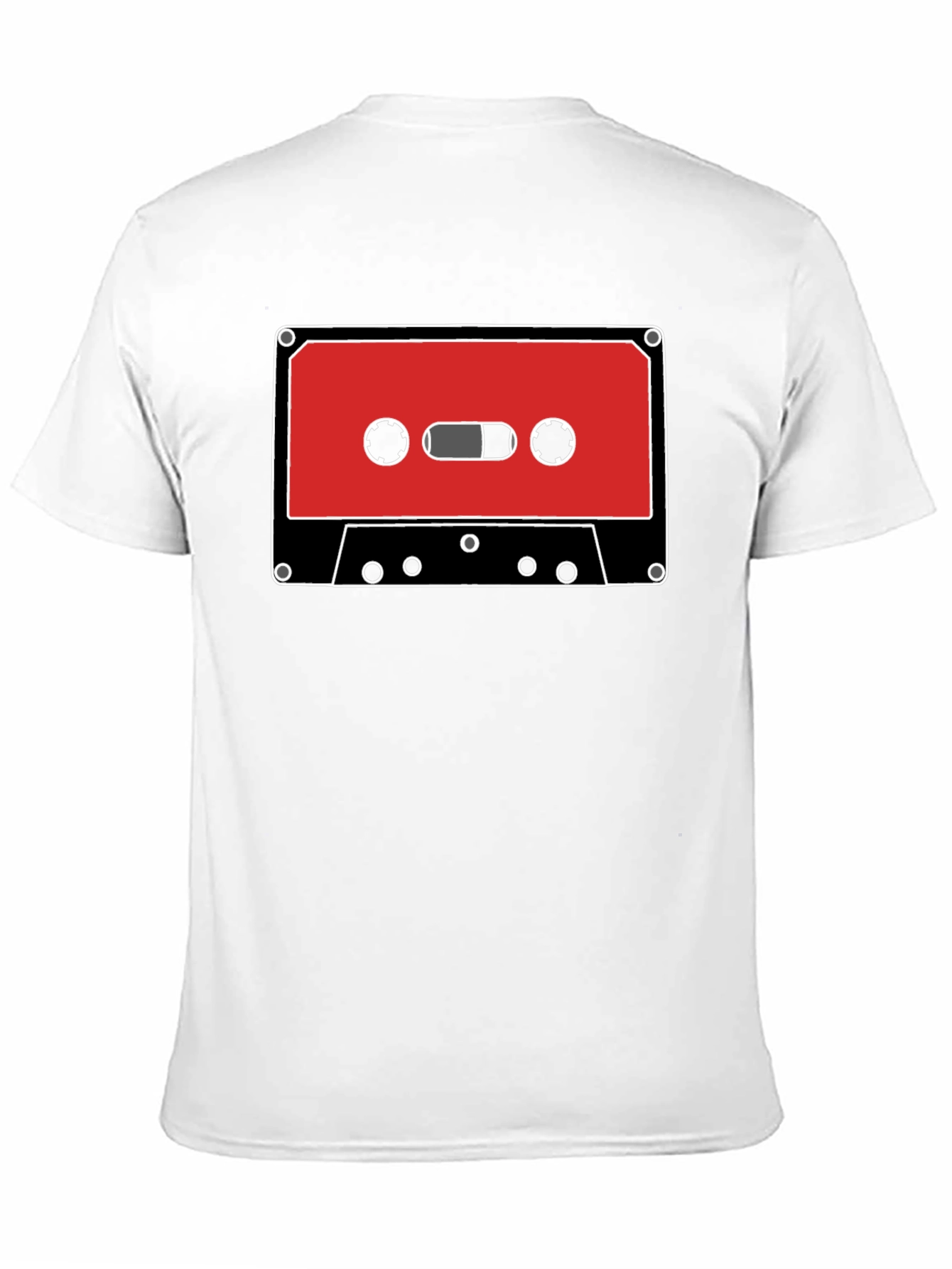 Retro Cassette Tape Graphic Tee - Classic Audio Style