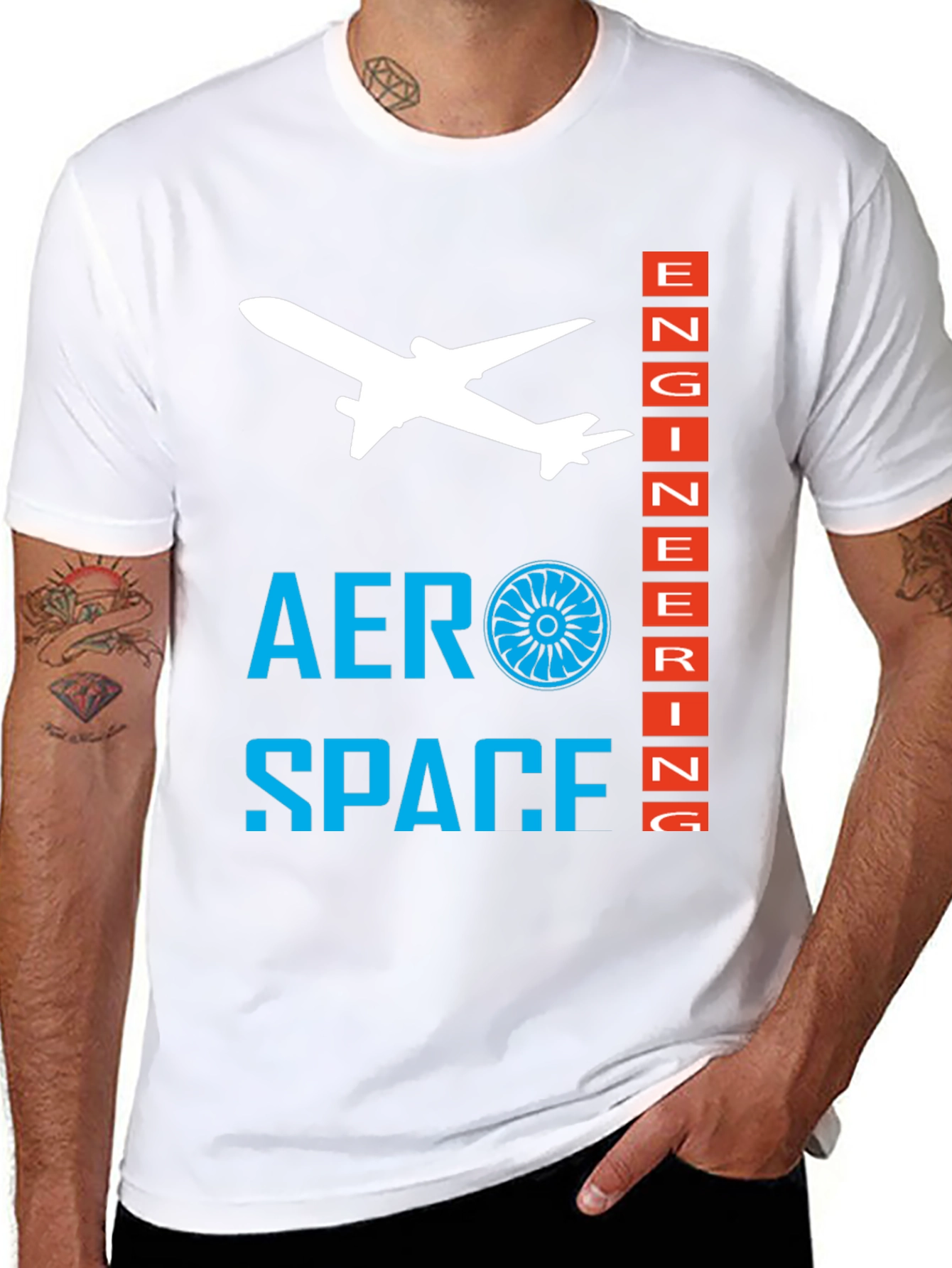 Aerospace Engineering T-Shirt - Airplane Design