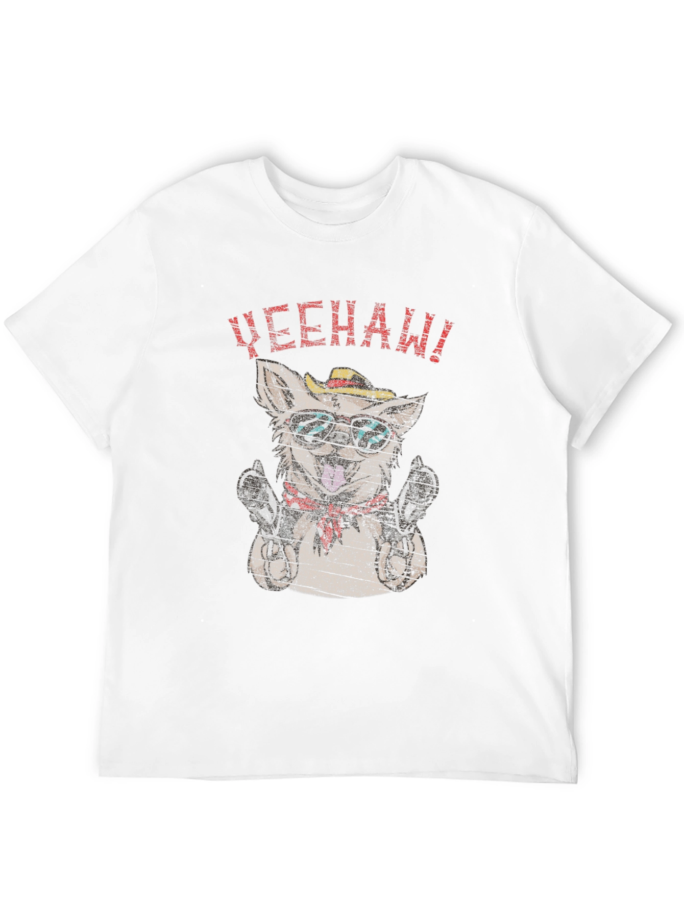 YEEHAW Cowboy Dog Graphic Tee