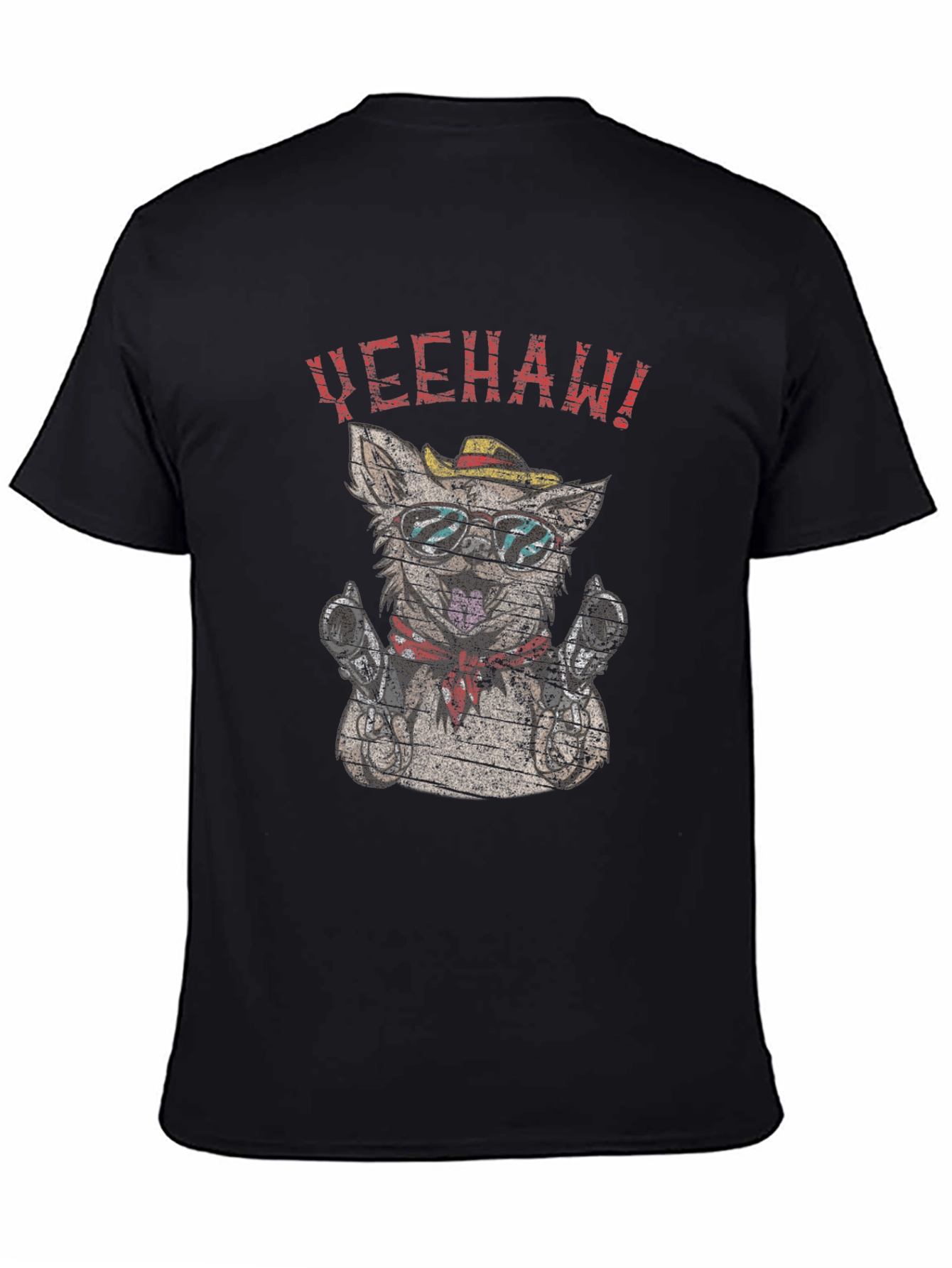 YEEHAW Cowboy Dog Graphic Tee