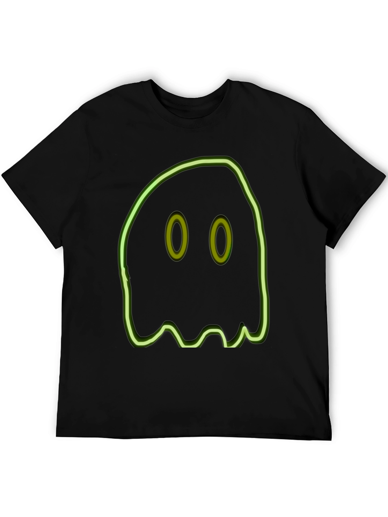 Neon Ghost Graphic Tee - Spooky Style