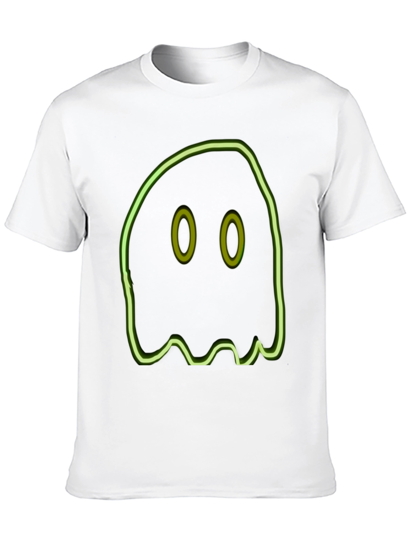Neon Ghost Graphic Tee - Spooky Style