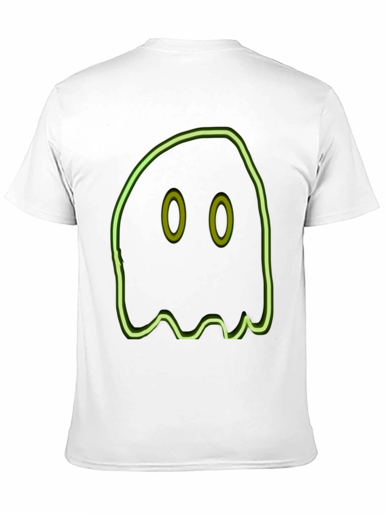 Neon Ghost Graphic Tee - Spooky Style