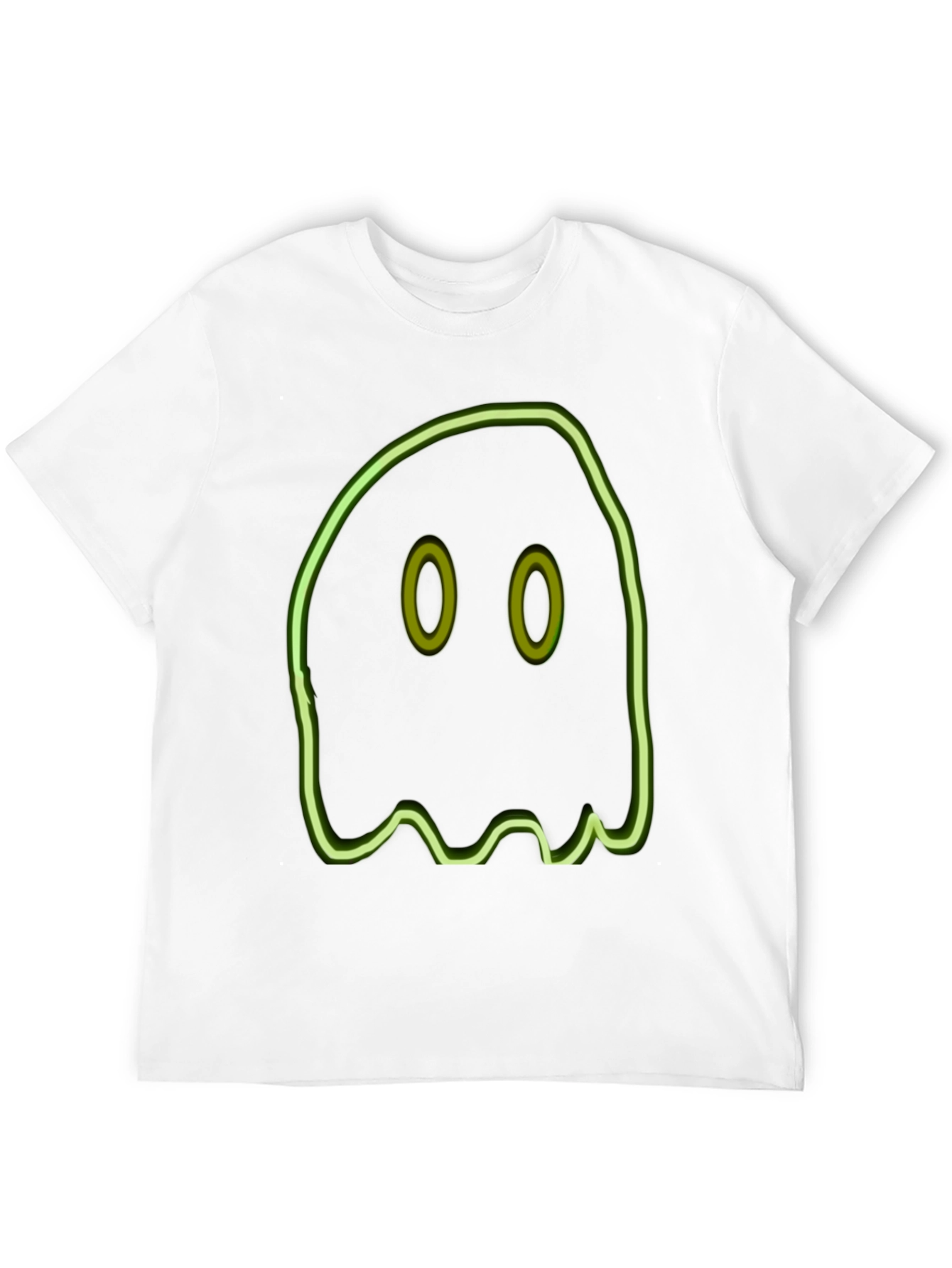 Neon Ghost Graphic Tee - Spooky Style