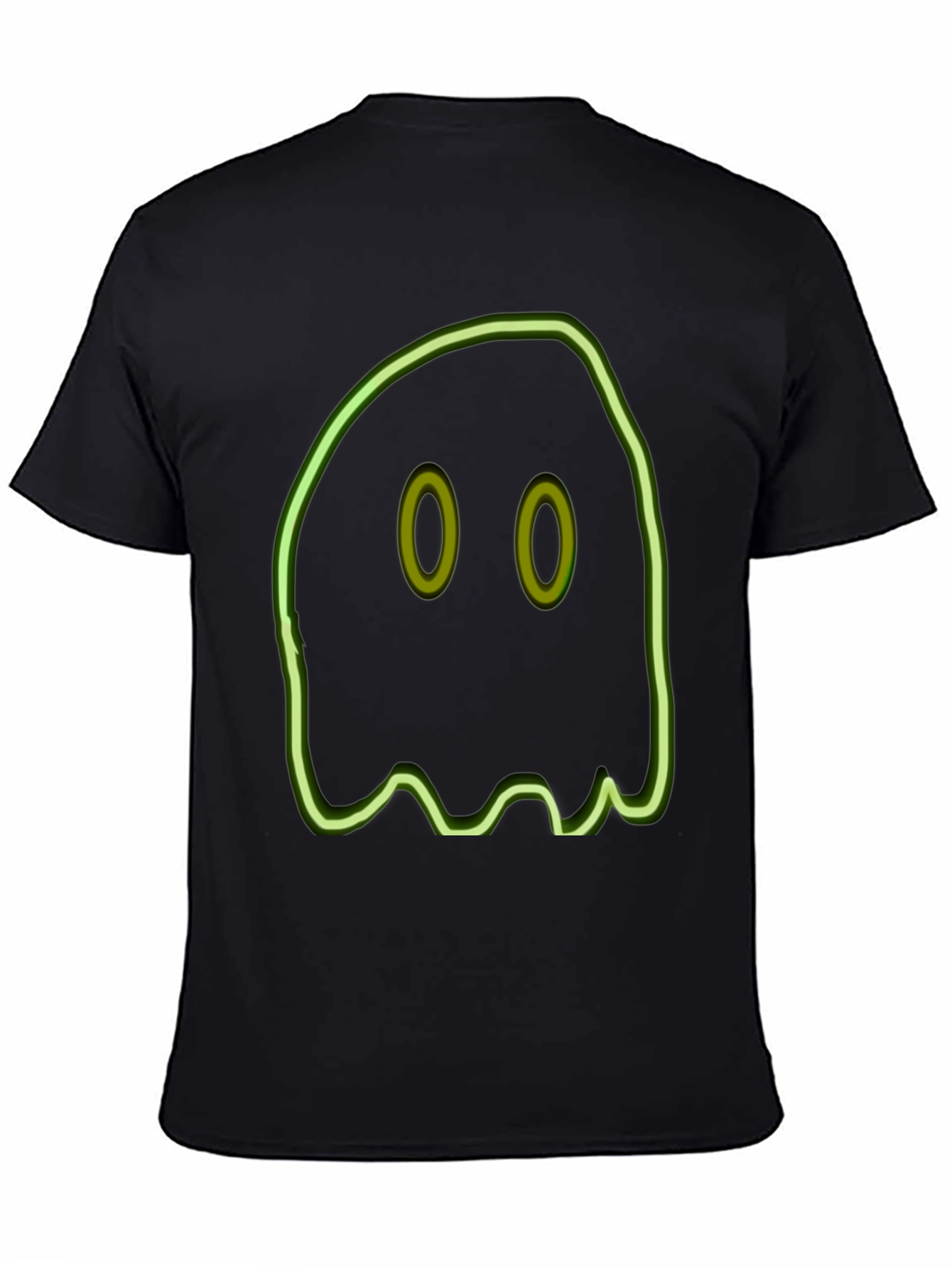 Neon Ghost Graphic Tee - Spooky Style
