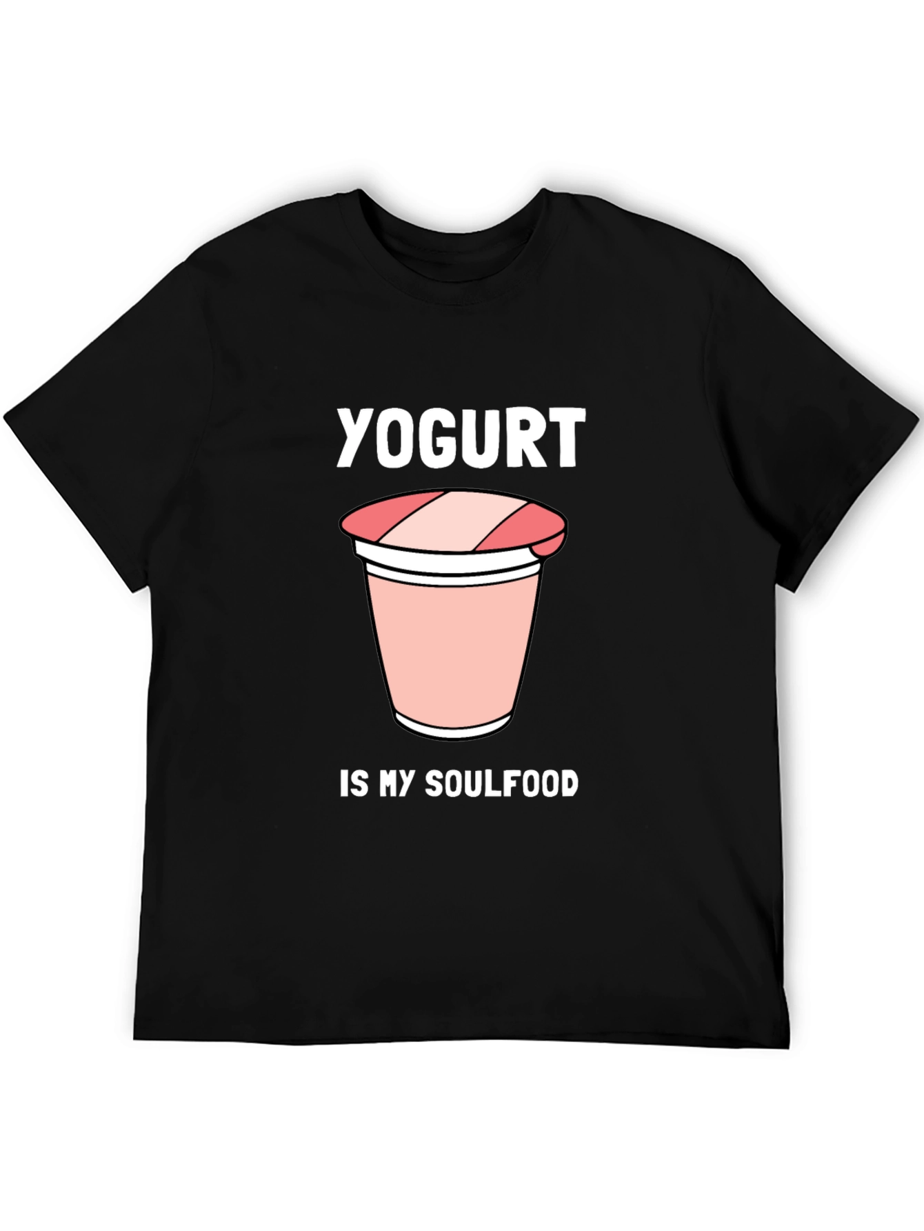 Yogurt is My Soulfood Black Graphic Tee