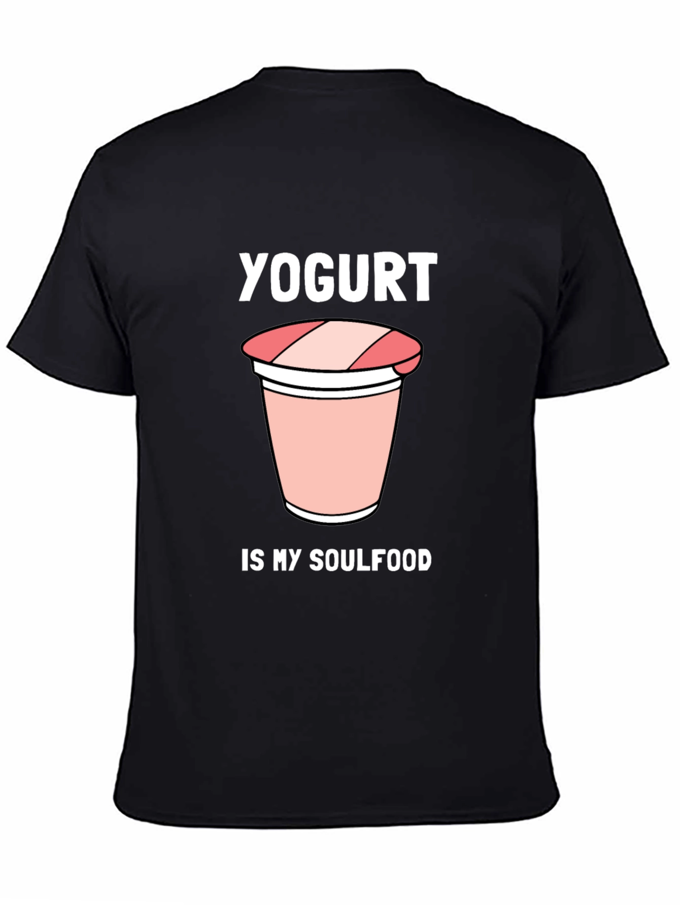 Yogurt is My Soulfood Black Graphic Tee