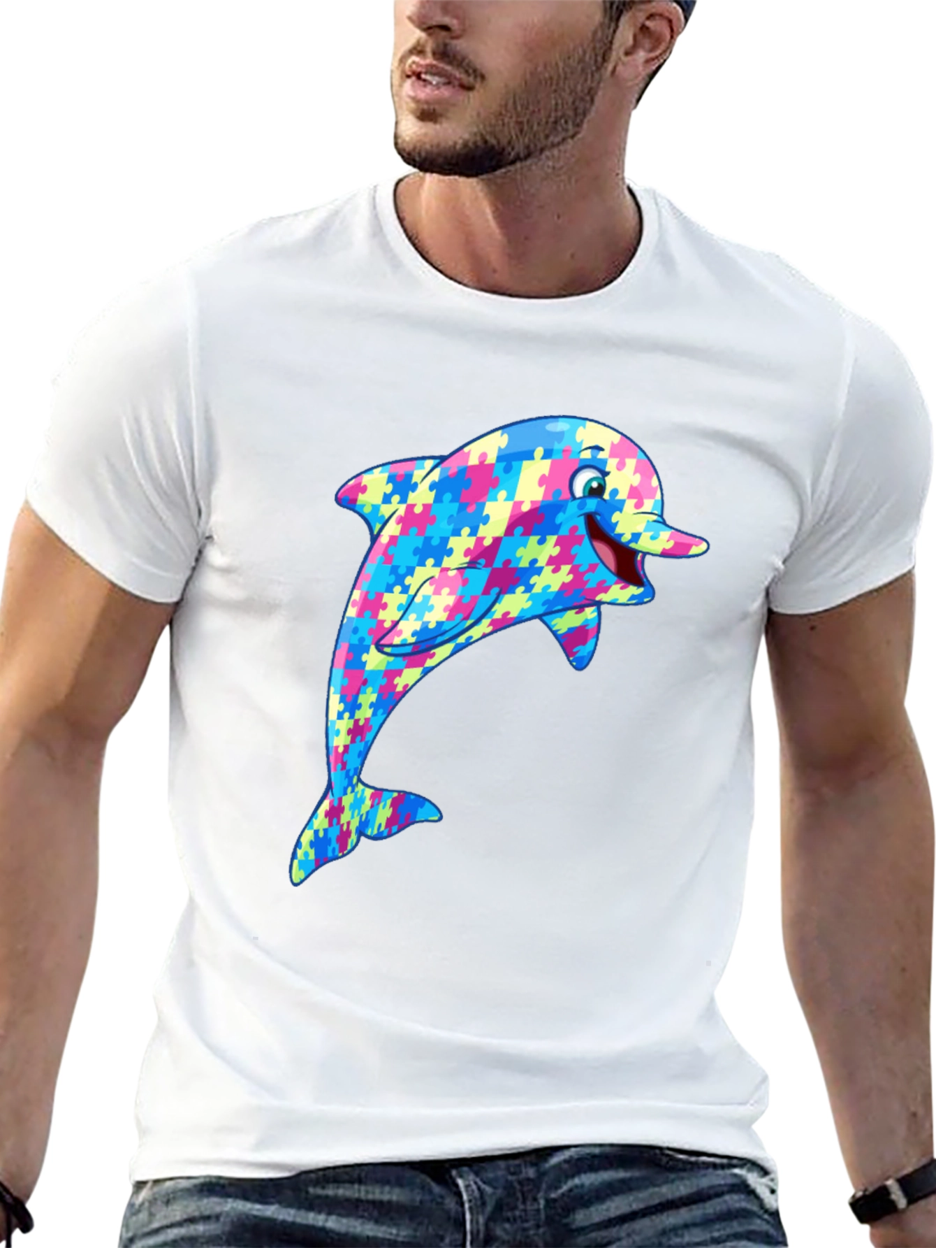 Dolphin Autism Awareness T-Shirt