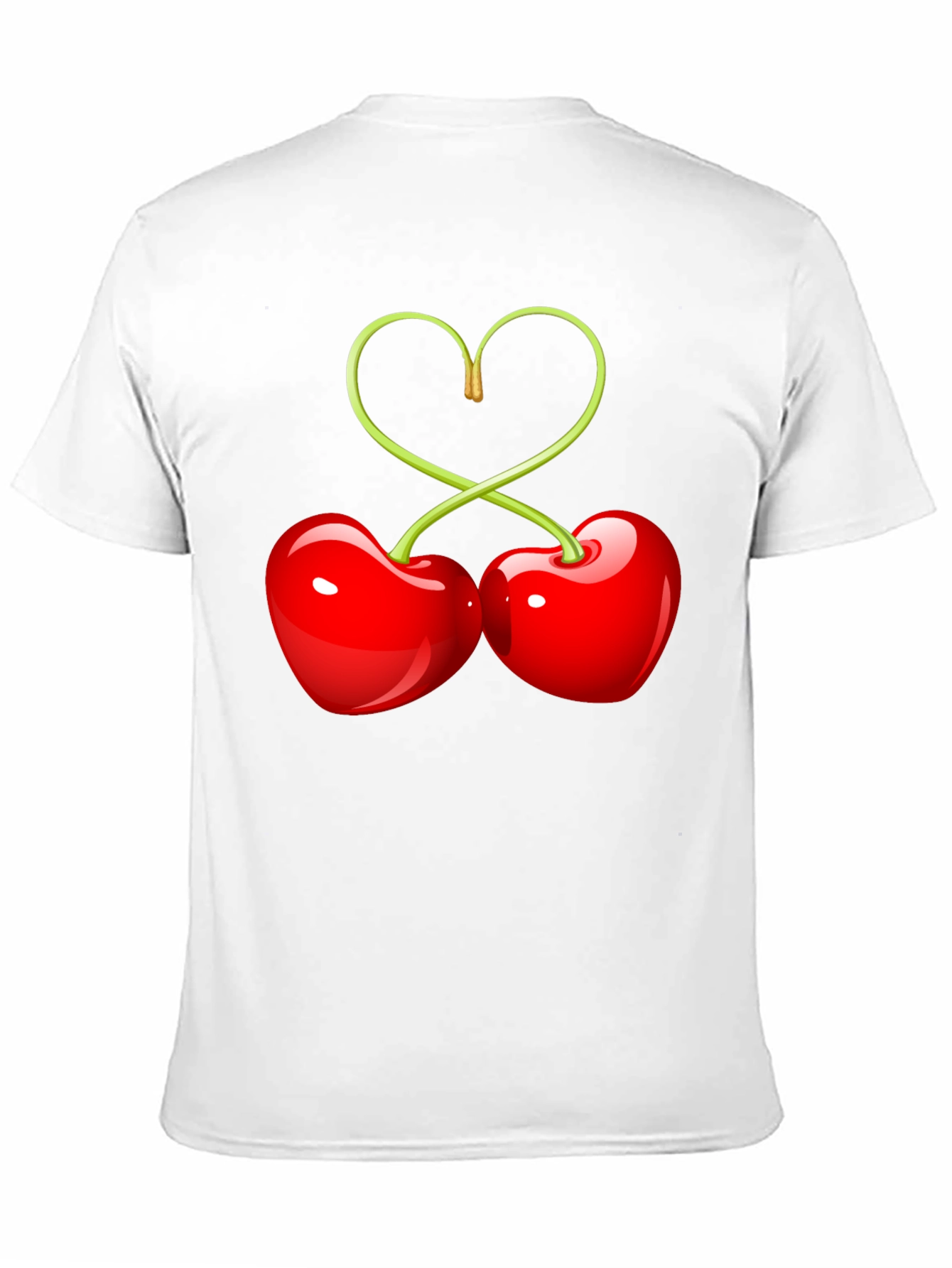 Sweet Cherry Heart Graphic Tee