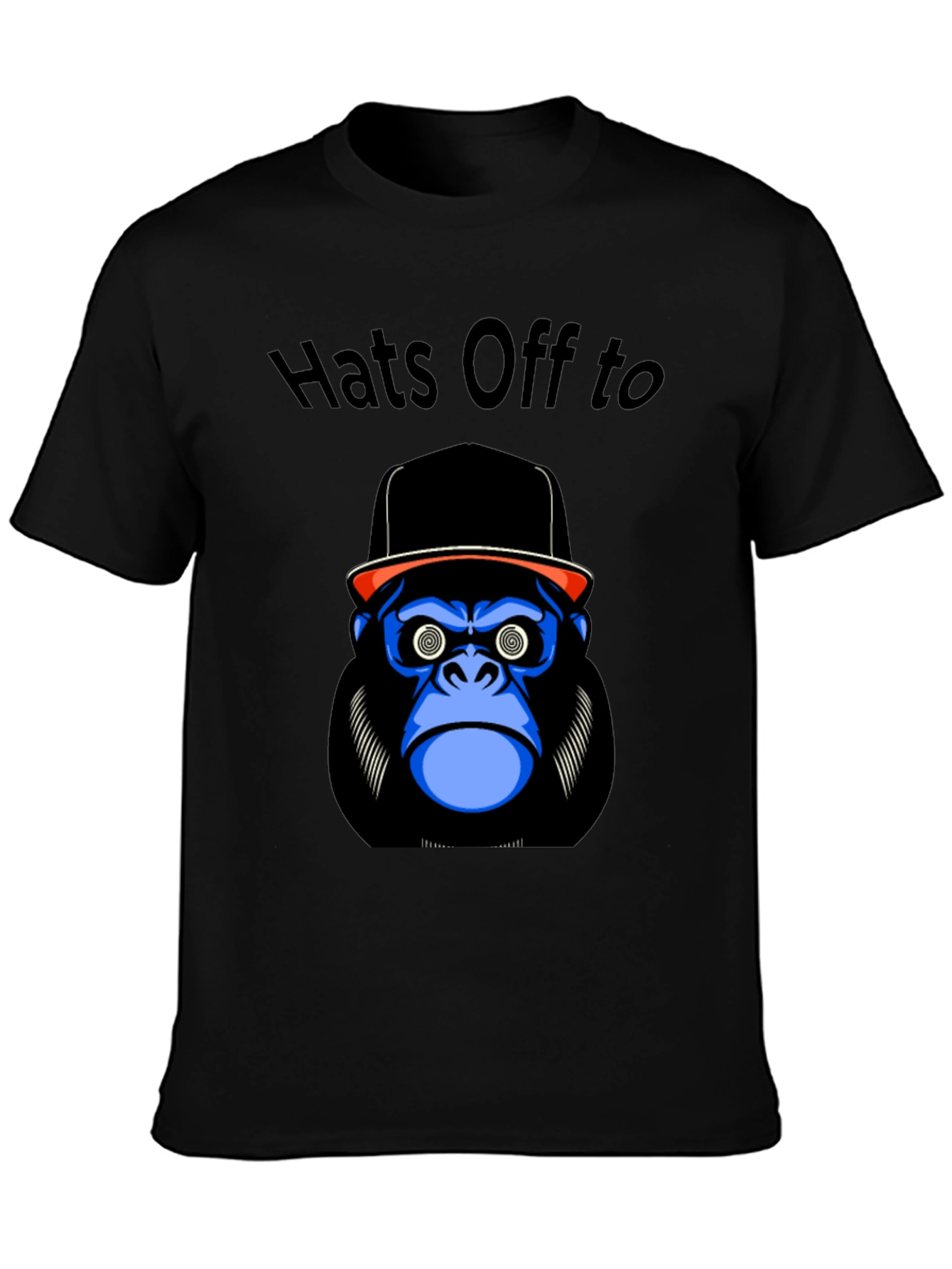 Hats Off To Gorilla Graphic T-Shirt