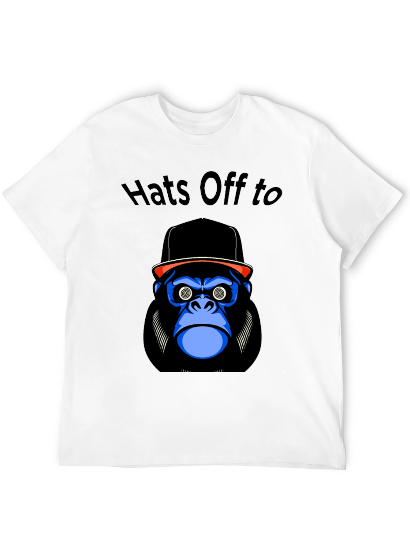 Hats Off To Gorilla Graphic T-Shirt