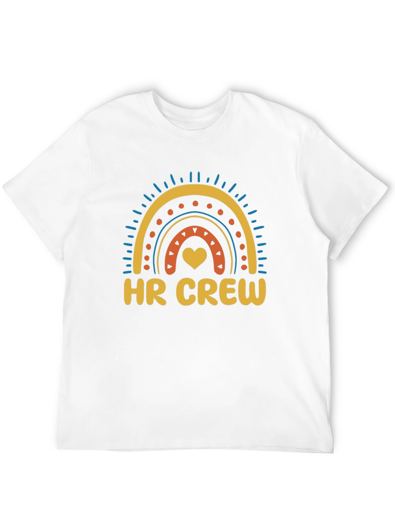 HR Crew Rainbow Graphic Tee - Black