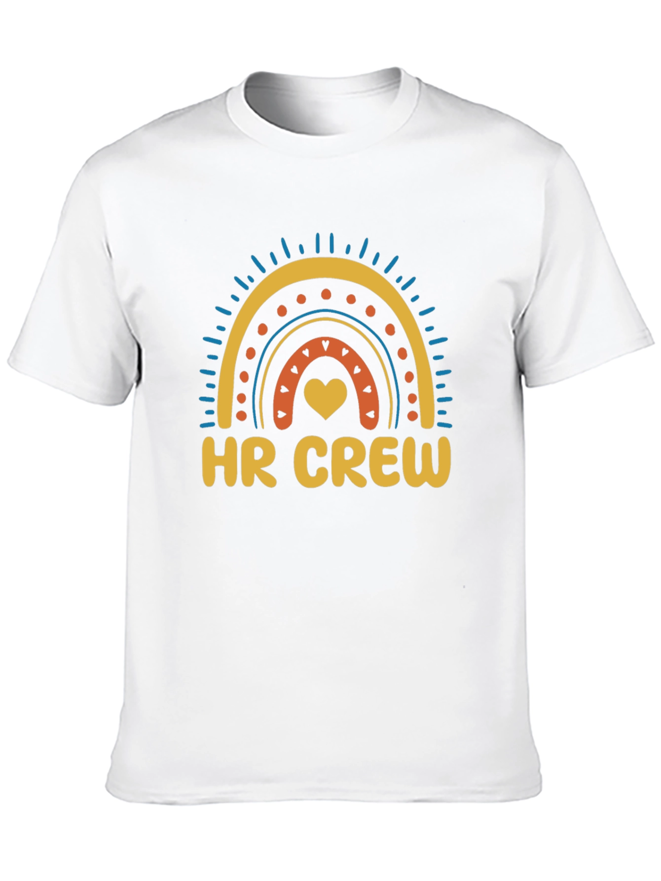 HR Crew Rainbow Graphic Tee - Black