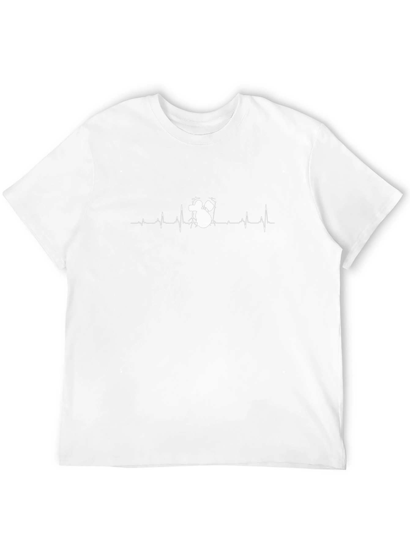 Drummers Heartbeat Black T-Shirt