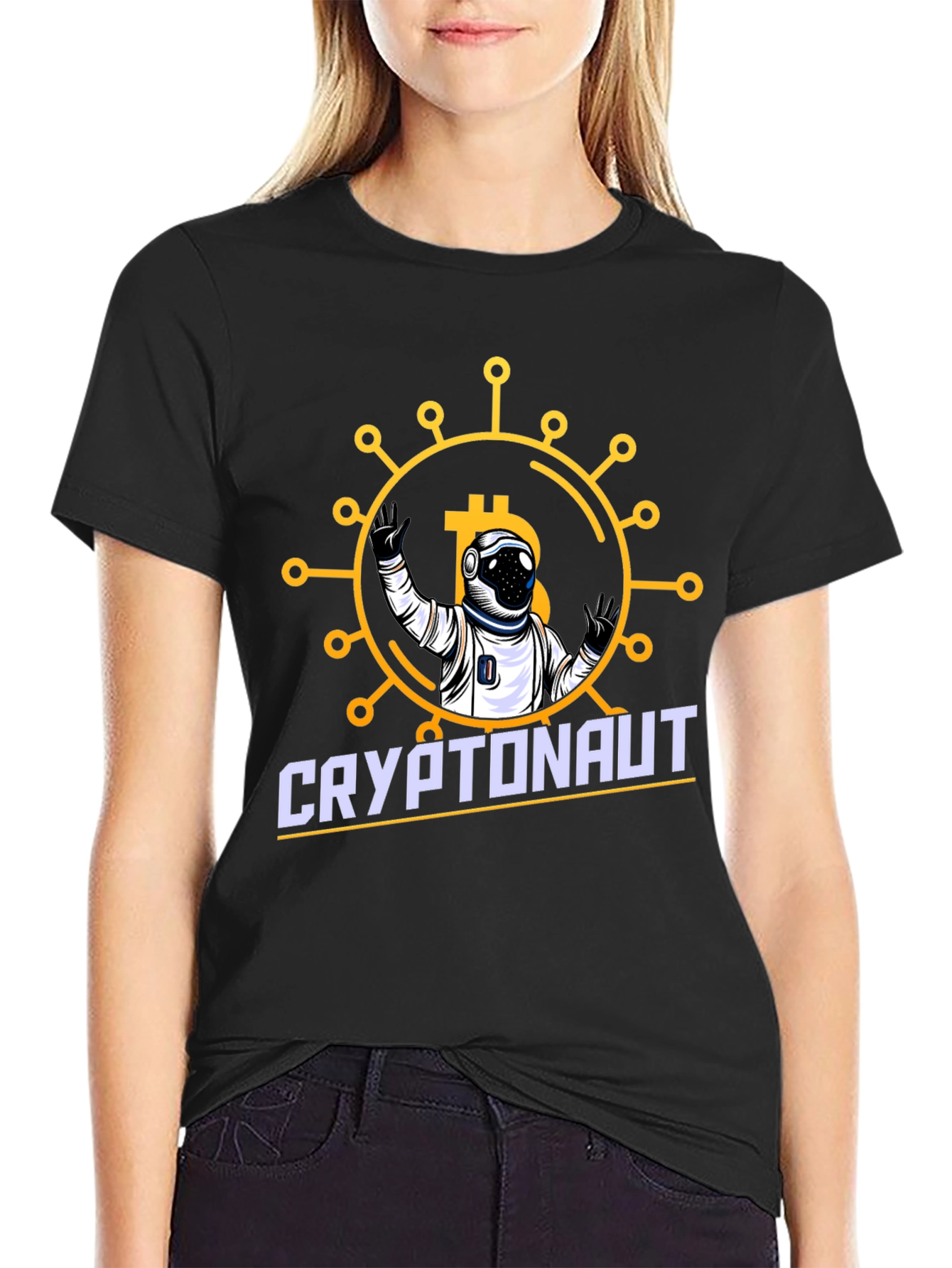 Cryptonaut Bitcoin Graphic Tee