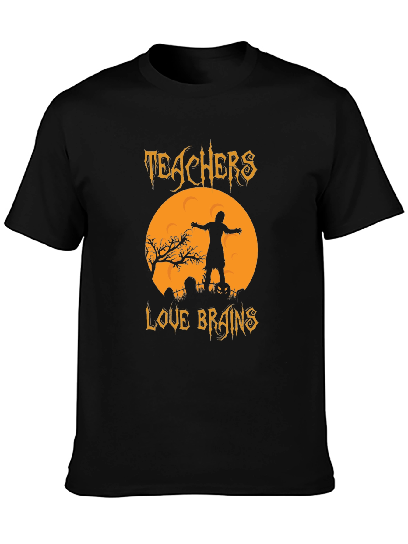 Teachers Love Brains Halloween T-Shirt