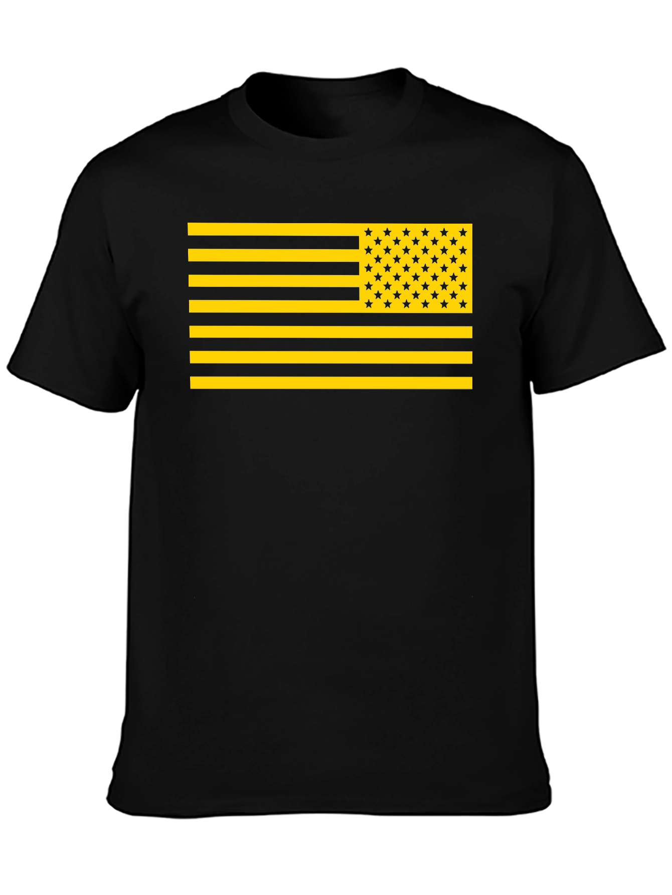 Novelty American Flag Graphic T-Shirt