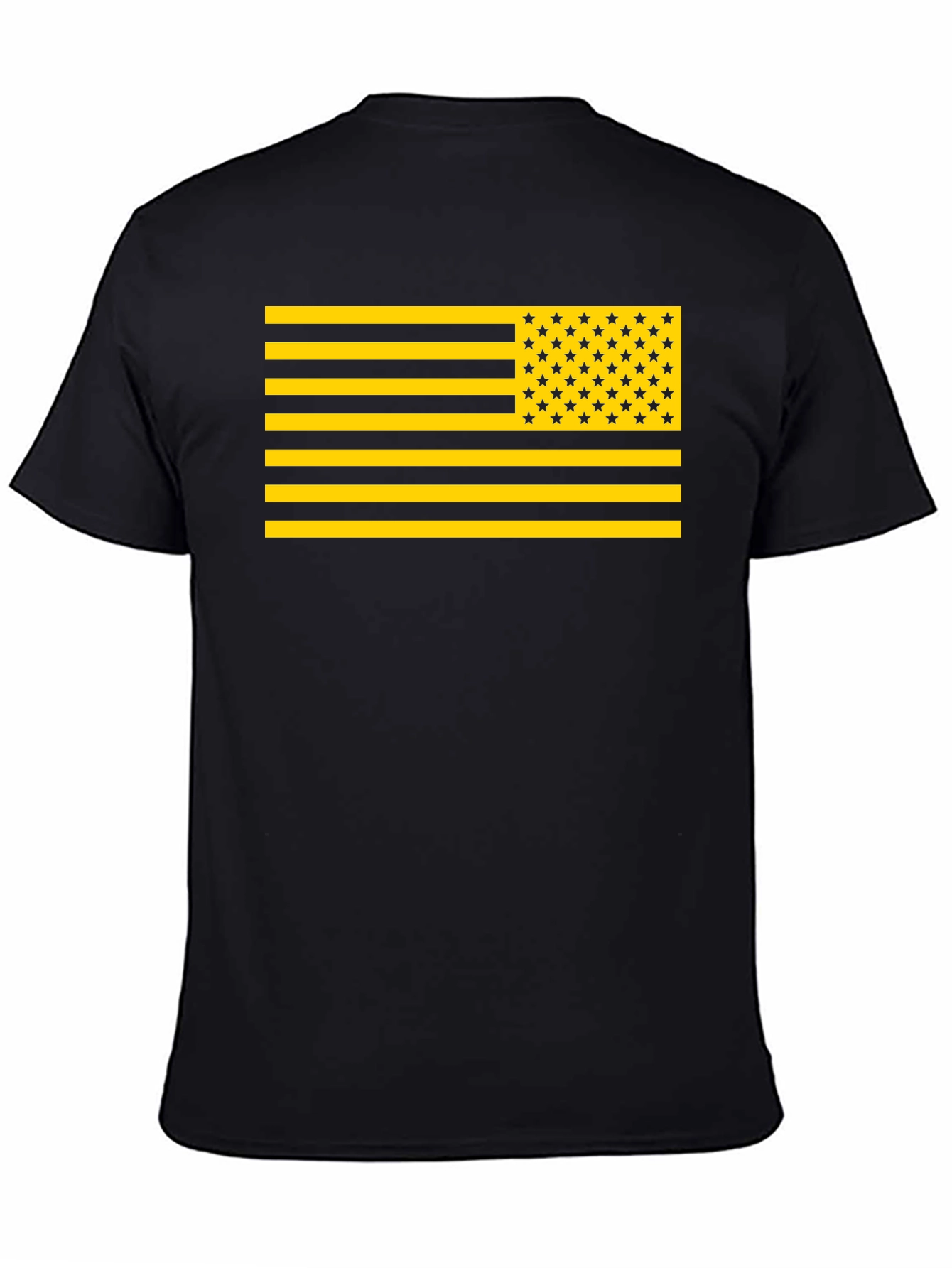 Novelty American Flag Graphic T-Shirt