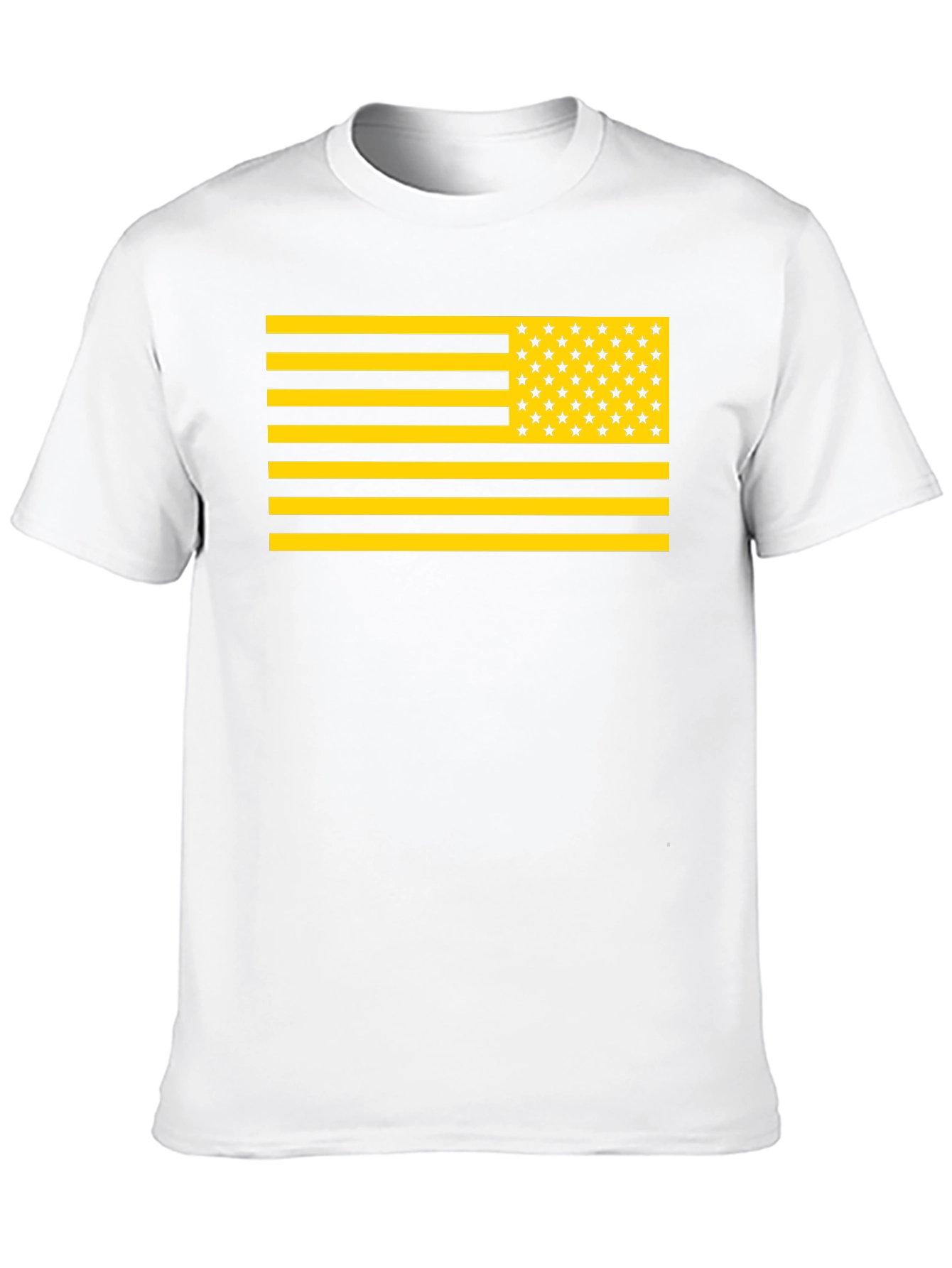 Novelty American Flag Graphic T-Shirt