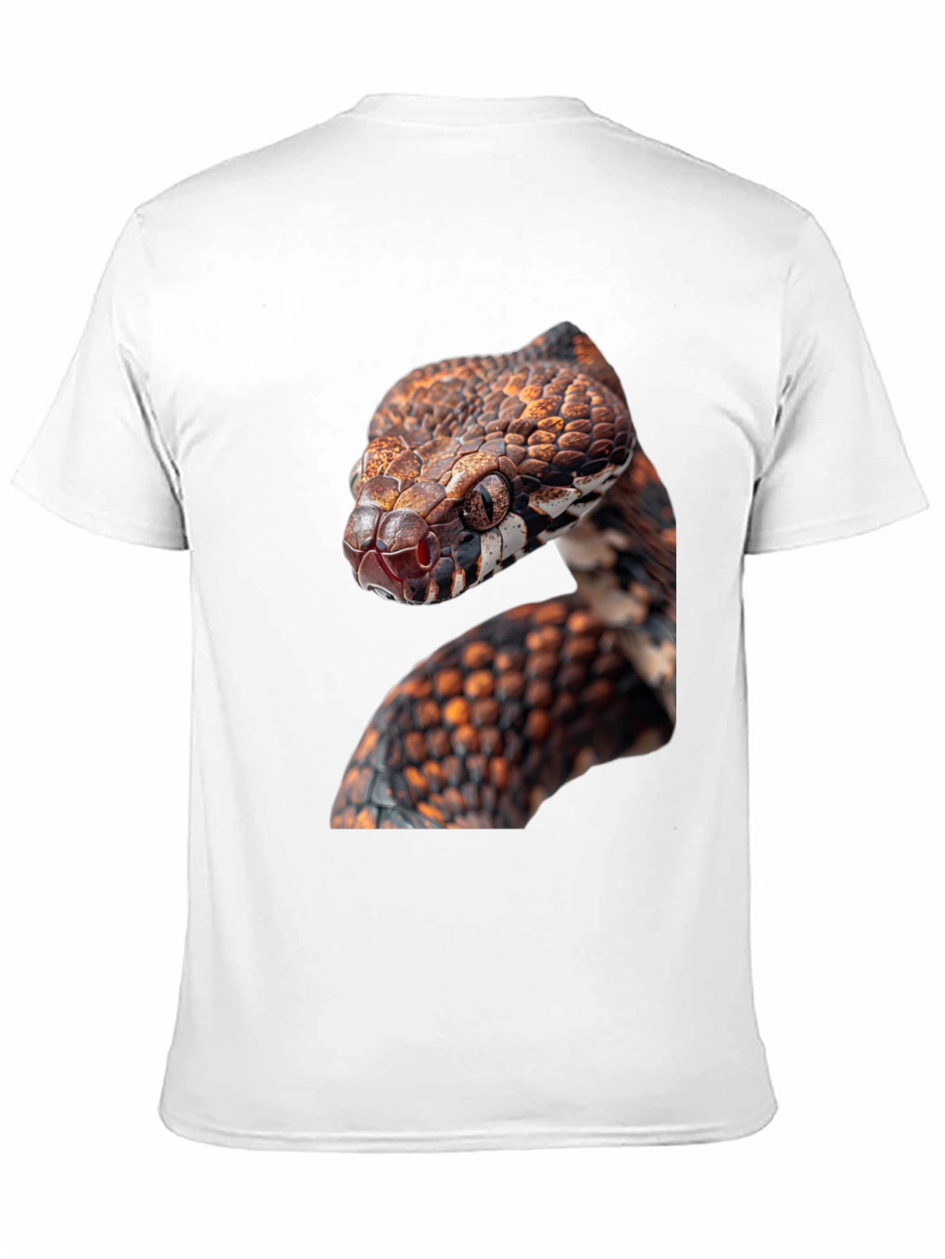 Snake Graphic Black T-Shirt - Reptile Lover Tee