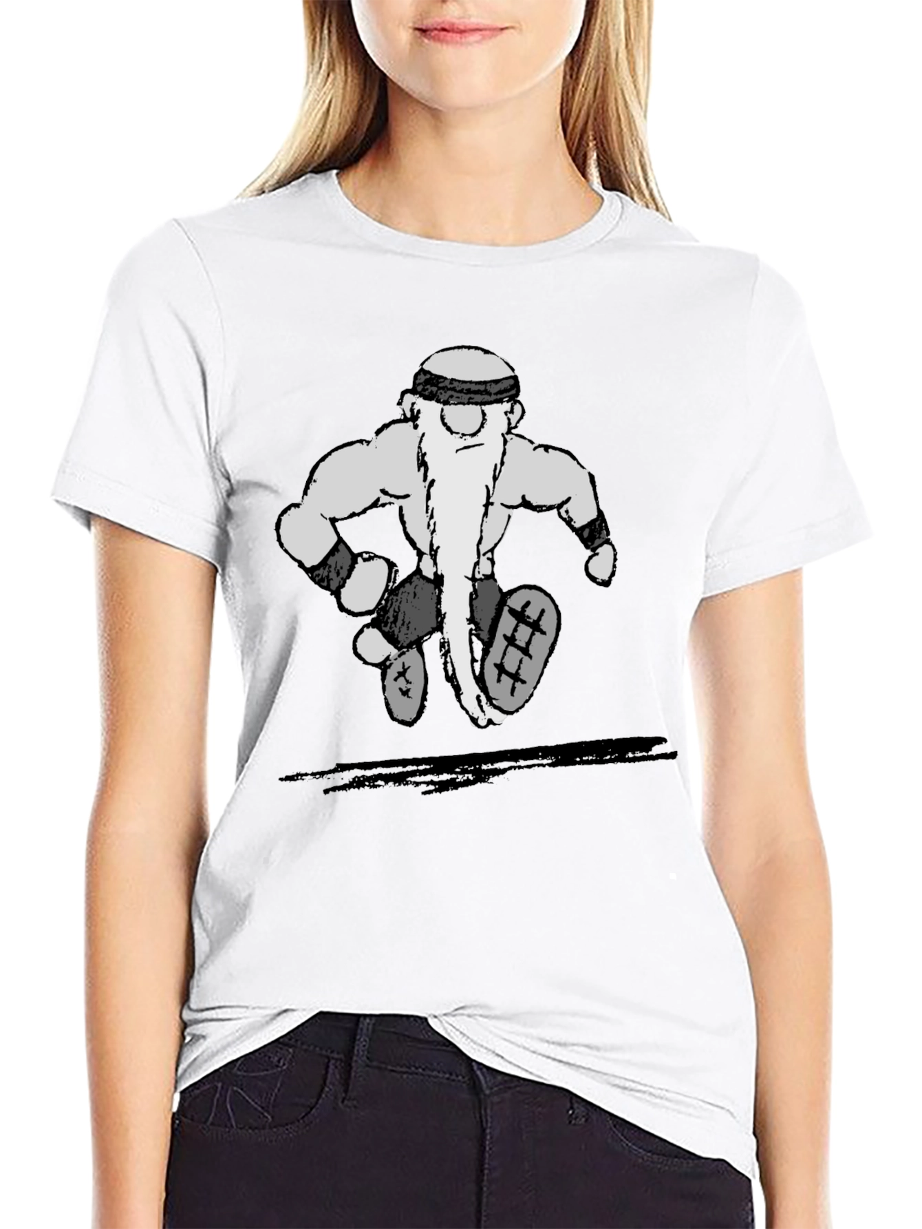 Dwarf Runner Graphic Tee - Mens Black T-Shirt