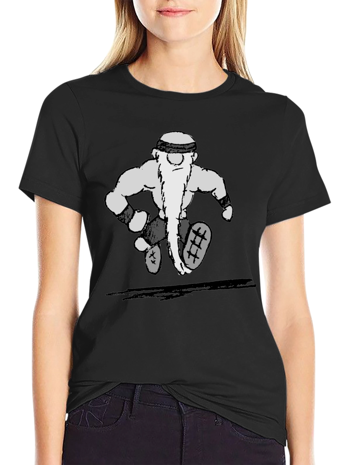 Dwarf Runner Graphic Tee - Mens Black T-Shirt