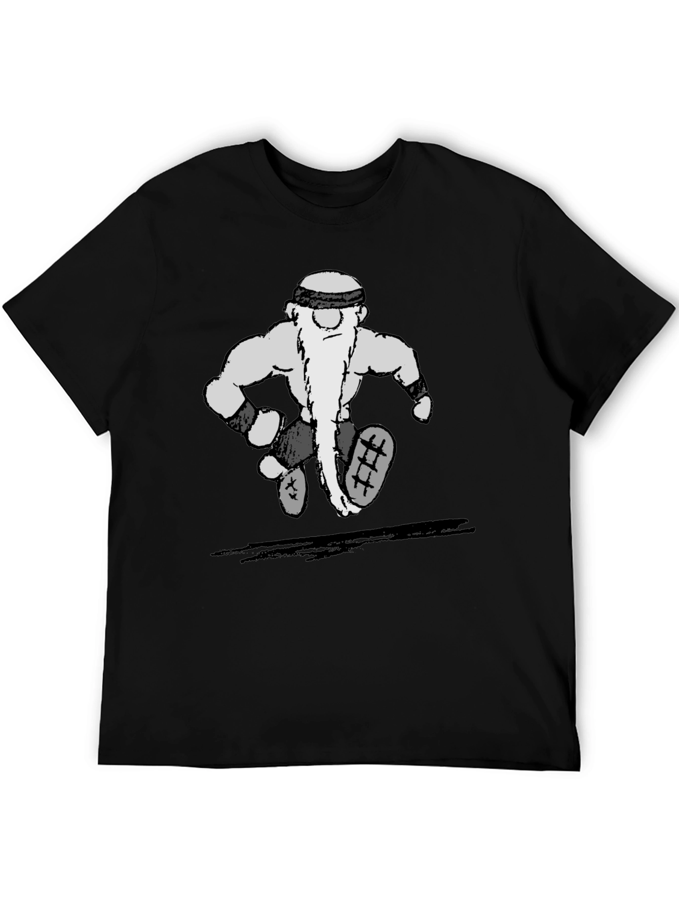 Dwarf Runner Graphic Tee - Mens Black T-Shirt