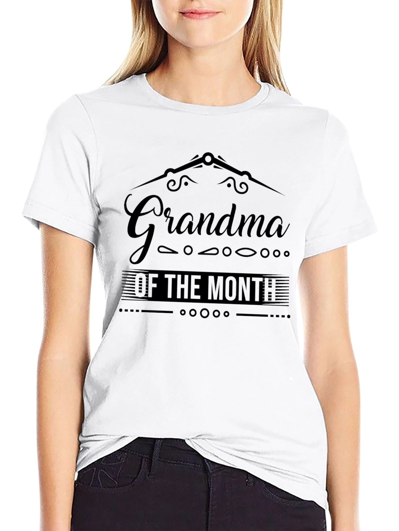 Grandma of the Month Graphic T-Shirt