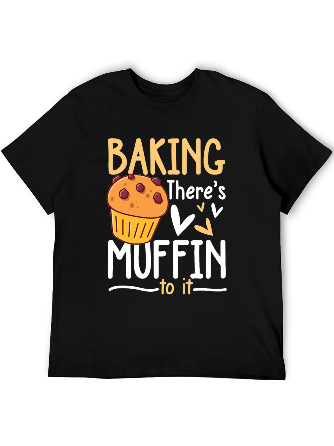 Baking Muffin Pun Graphic T-Shirt - Novelty Tee