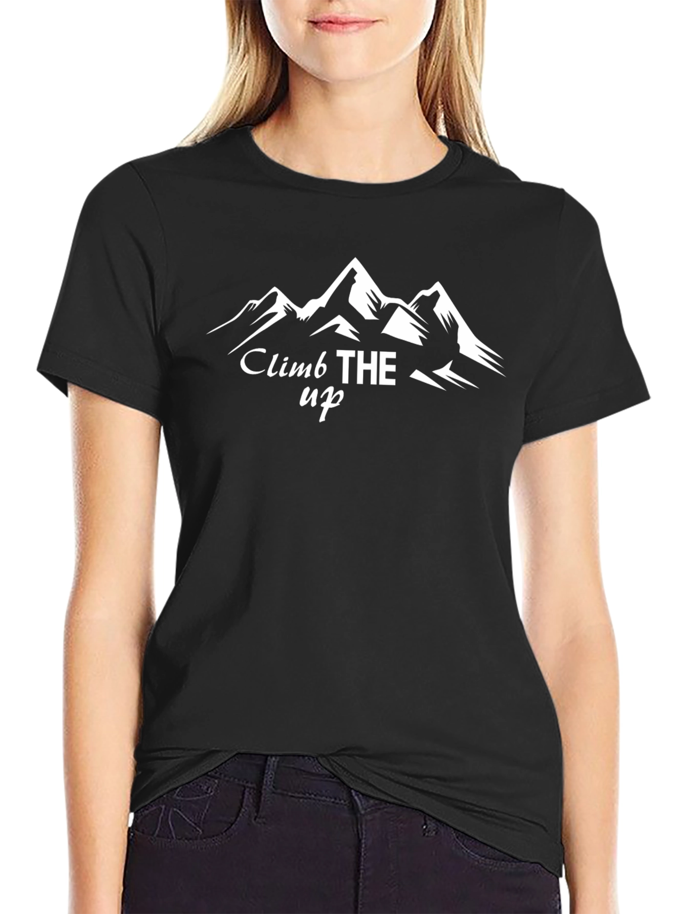 Climb Up Mountain Graphic T-Shirt