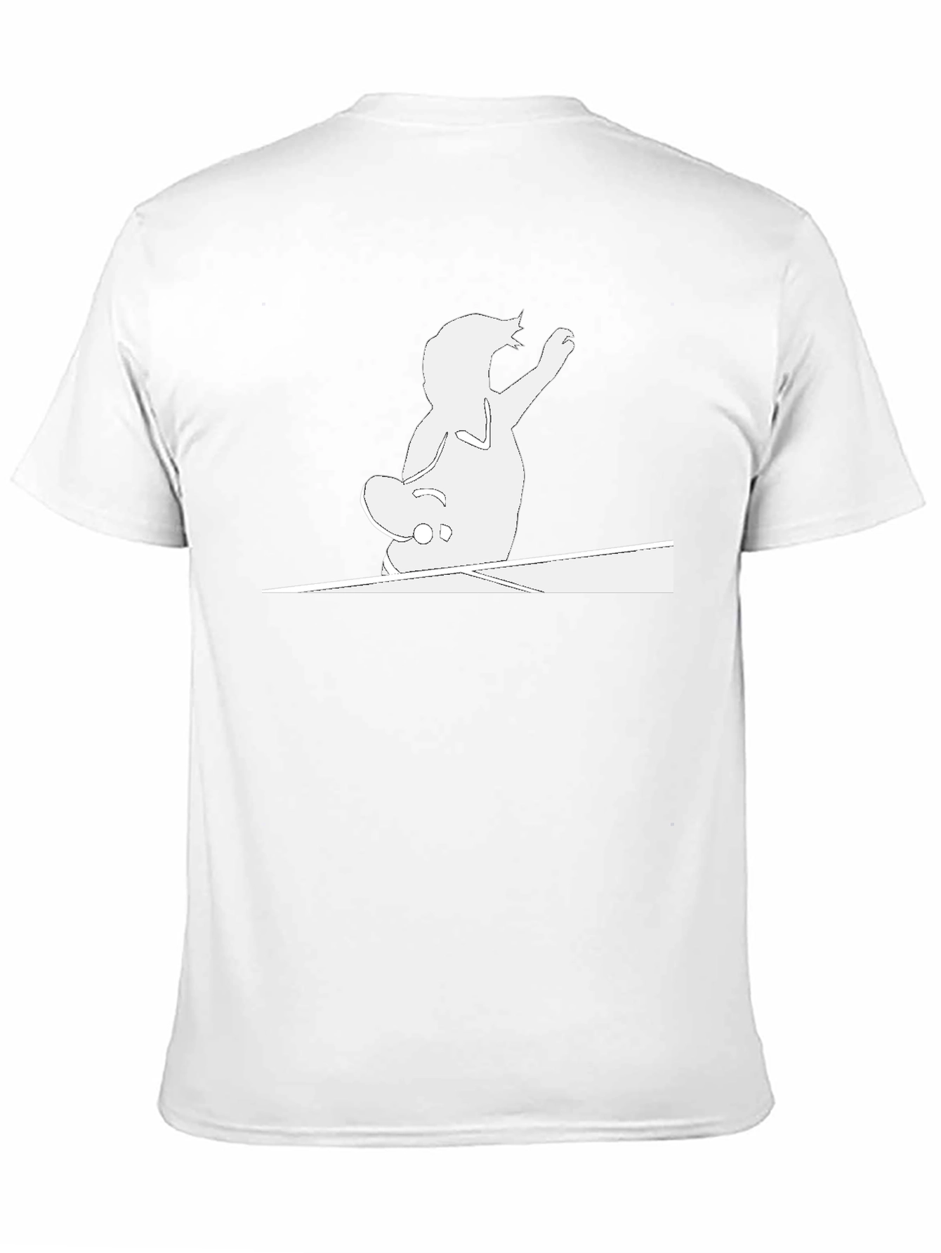 Cool Cat Skateboarder Black T-Shirt