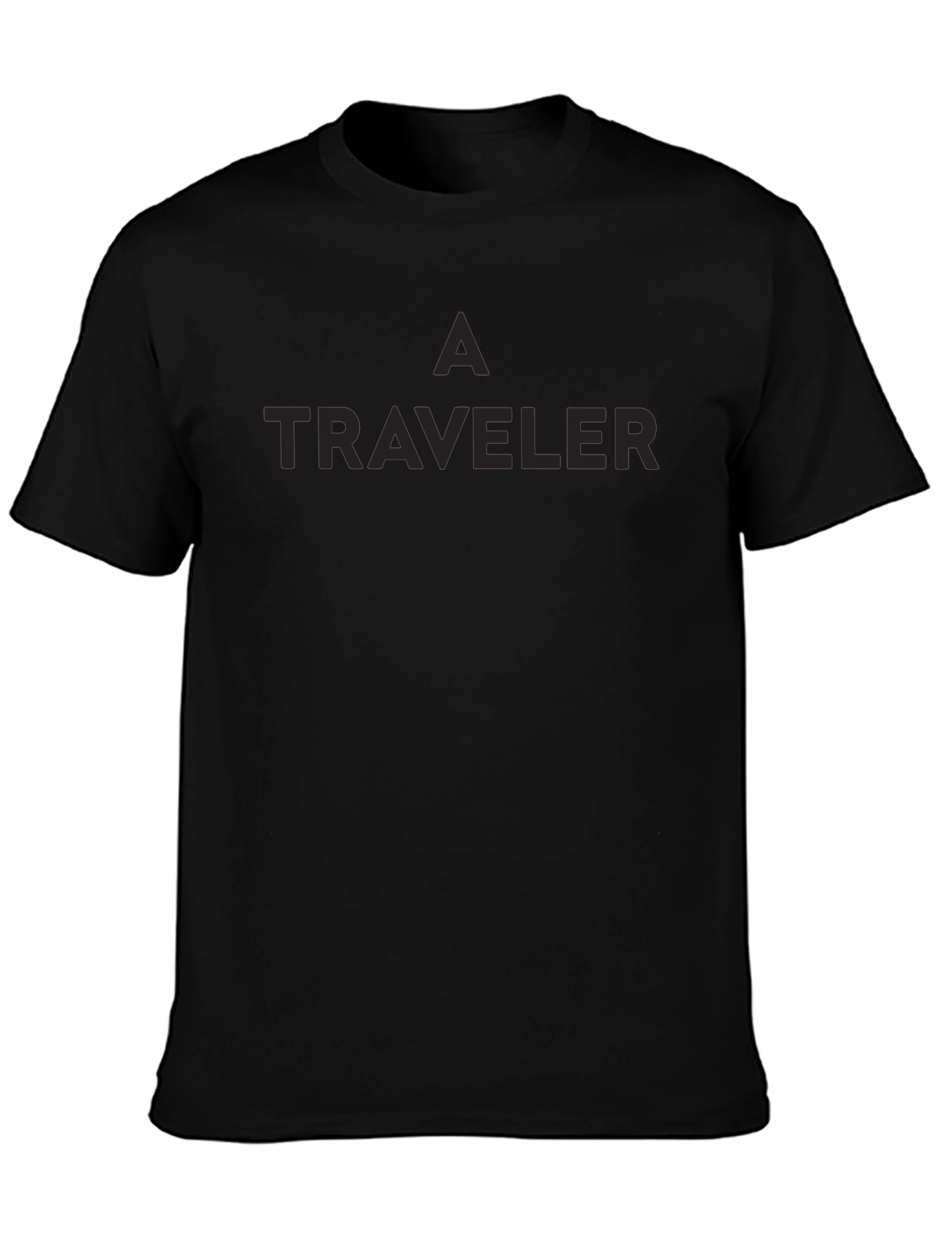 A Traveler - Black T-Shirt
