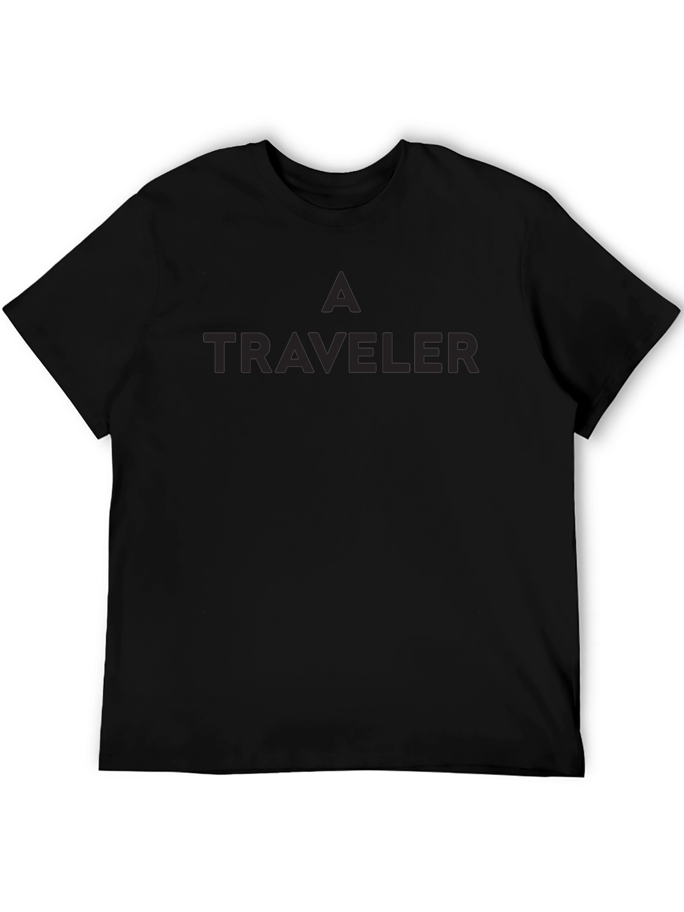 A Traveler - Black T-Shirt