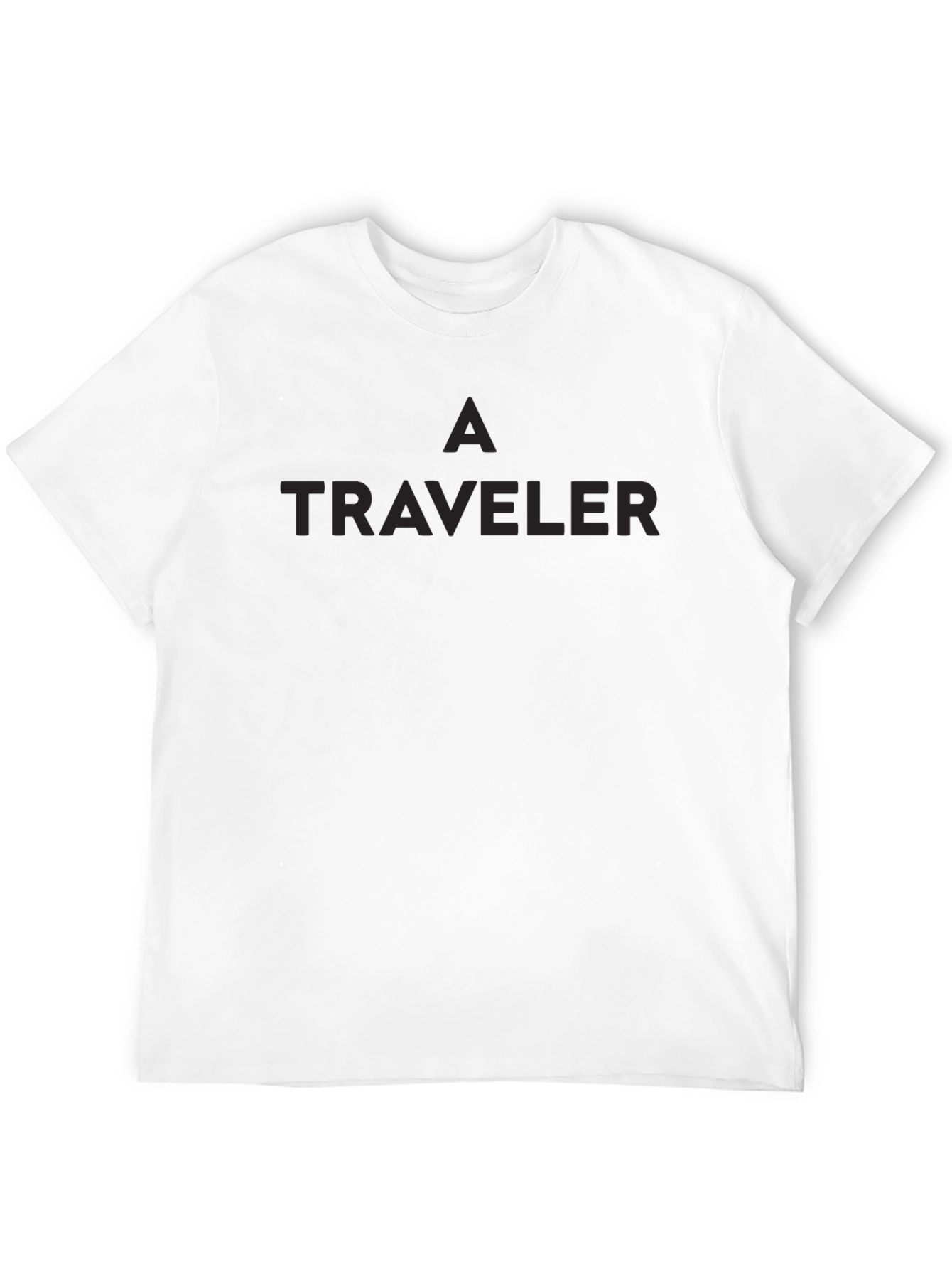A Traveler - Black T-Shirt