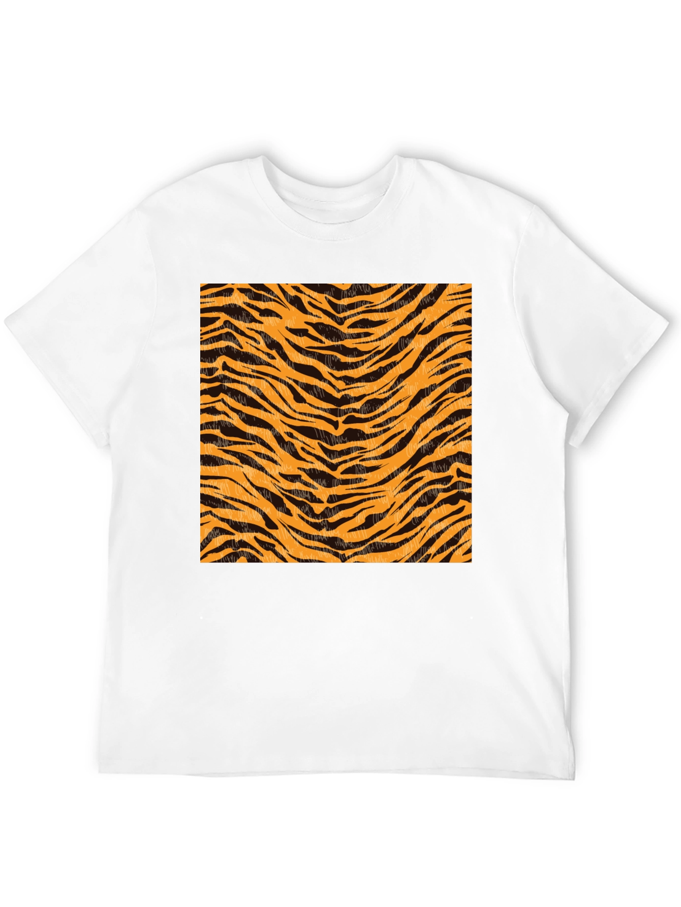 Tiger Stripe Graphic Black T-Shirt