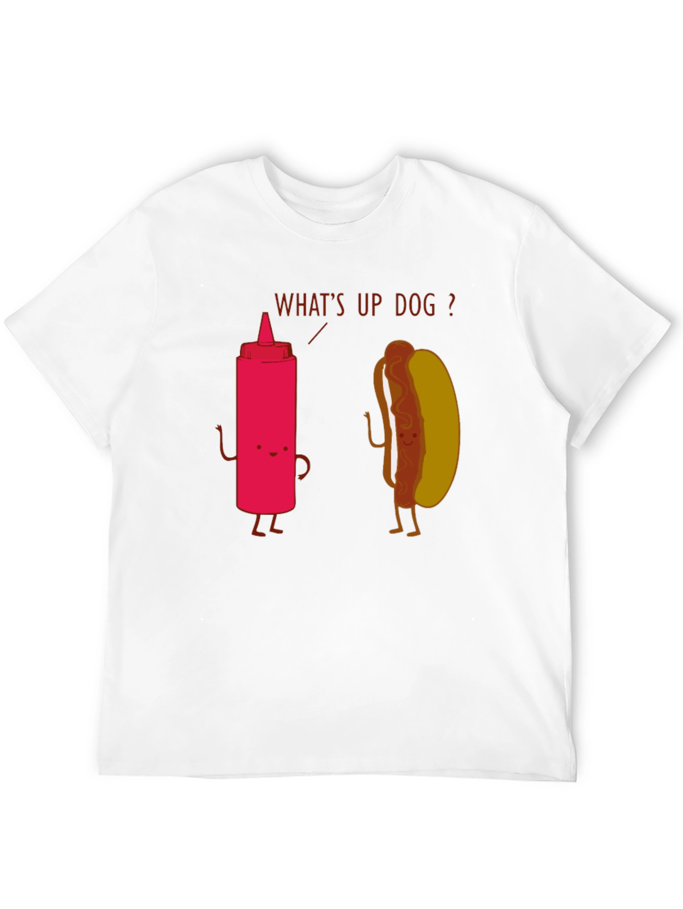 Funny Whats Up Dog Graphic Tee